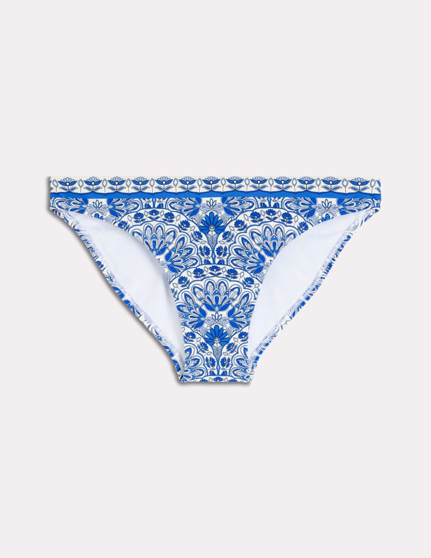 Porto Bikinihose-Blau, Aufwendige Terrasse