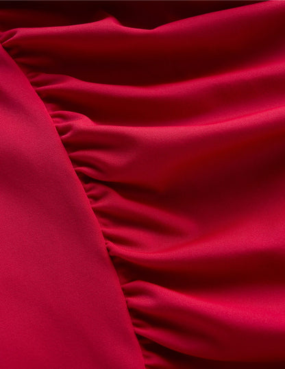 Kythira Geraffter Tankini-Feuriges Rot-6