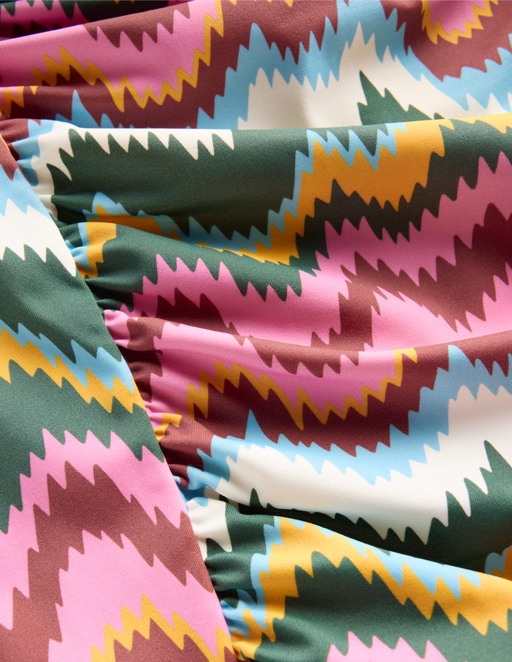 Kythira Geraffter Tankini-Bunt Zickzack-Welle-7