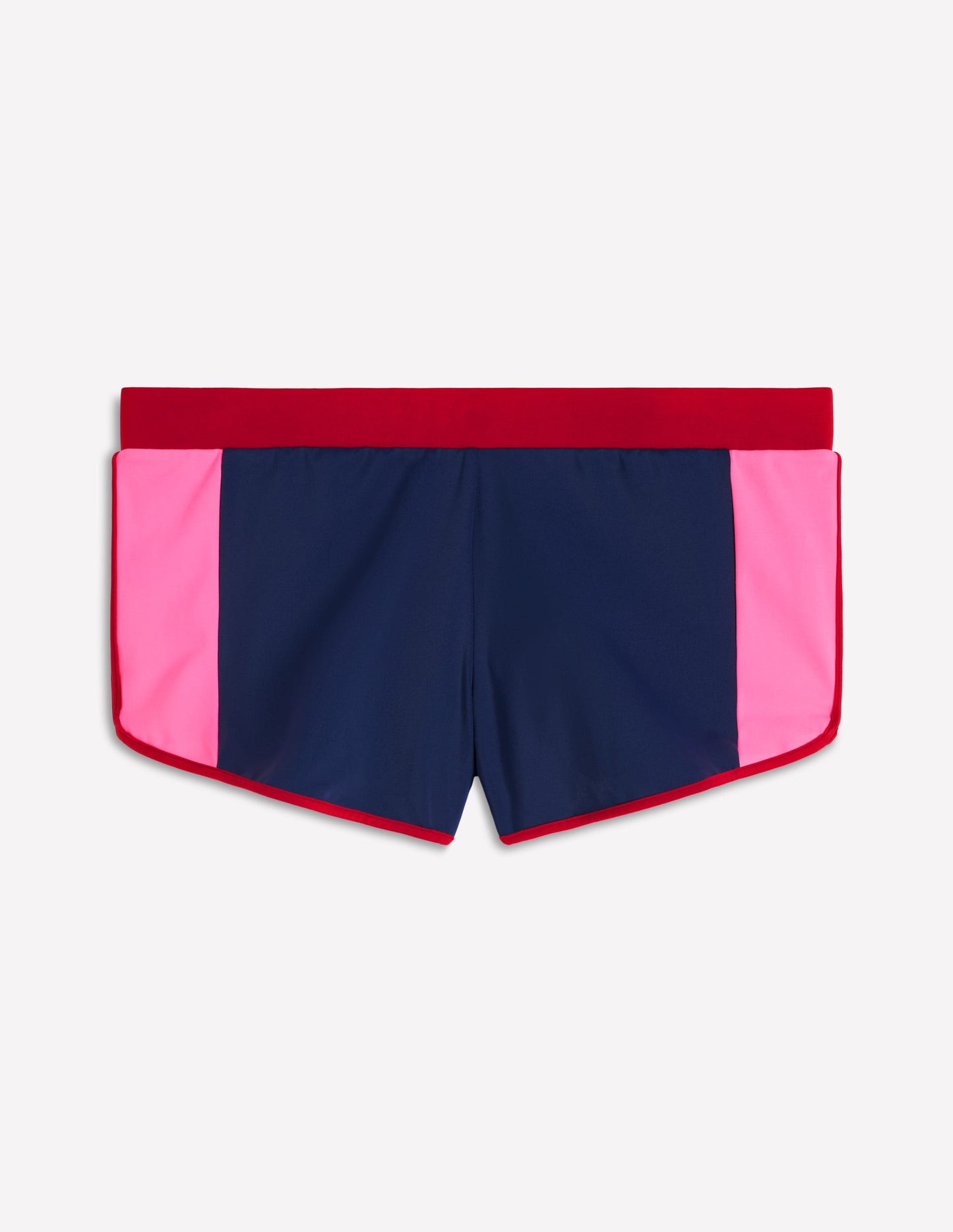 Badeshorts-Marineblau, Blockfarben