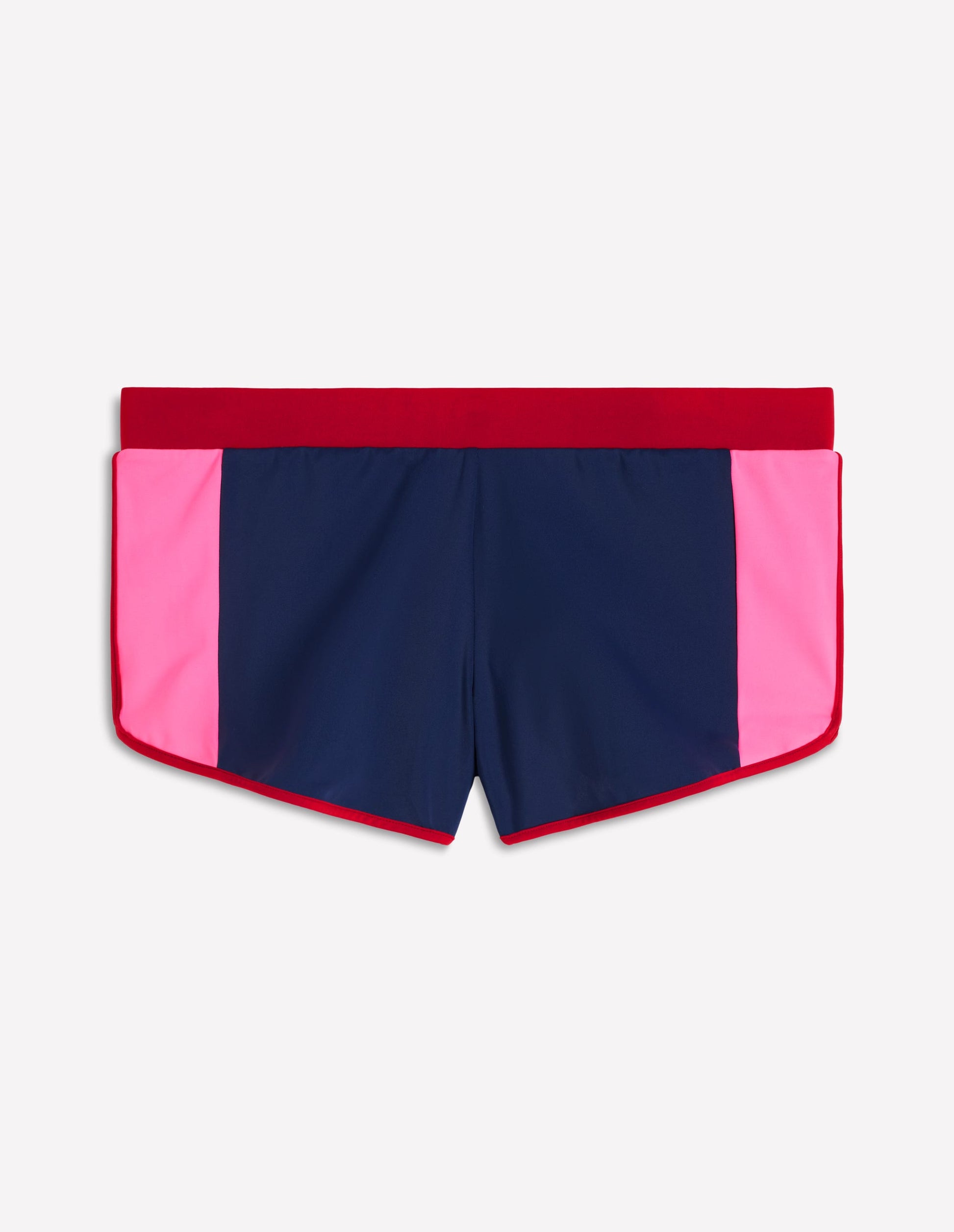 Badeshorts-Marineblau, Blockfarben-5