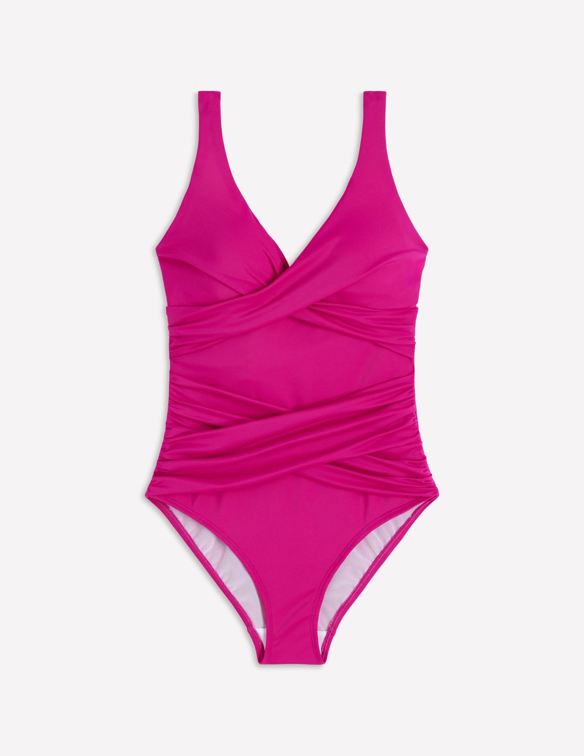 Maillot de bain croisé Cannes-Fuschia vif - Image 5