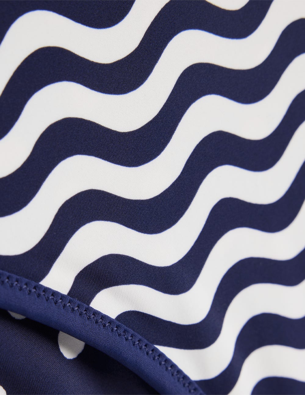 Symi Wendbarer Badeanzug-Marineblau, Streifen & Punkte-6