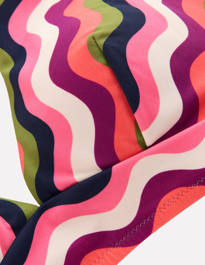 Arles Bikinioberteil-Bunt, Gewellte Streifen-6