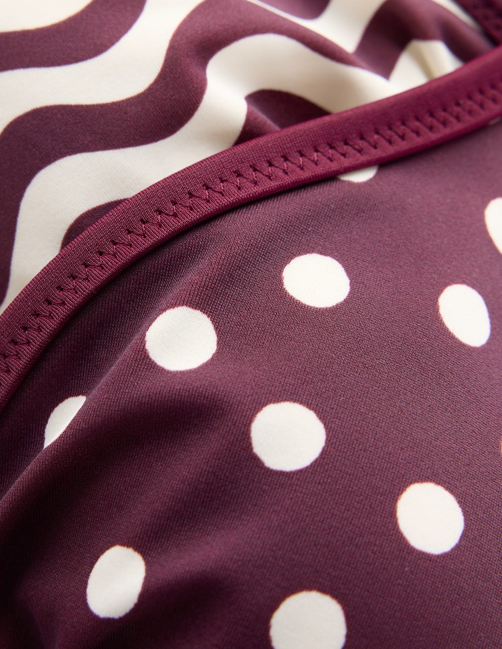 Haut de bikini Symi réversible-Aronia, rayé et pois-6