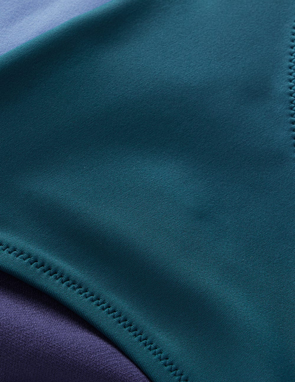 Bikinihose mit Einsätzen-Marineblau, Grün, Blau Blockfarben