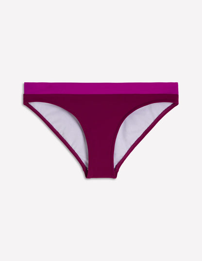 Bikinihose mit Einsätzen-Fuchsia, Schokobeere-5