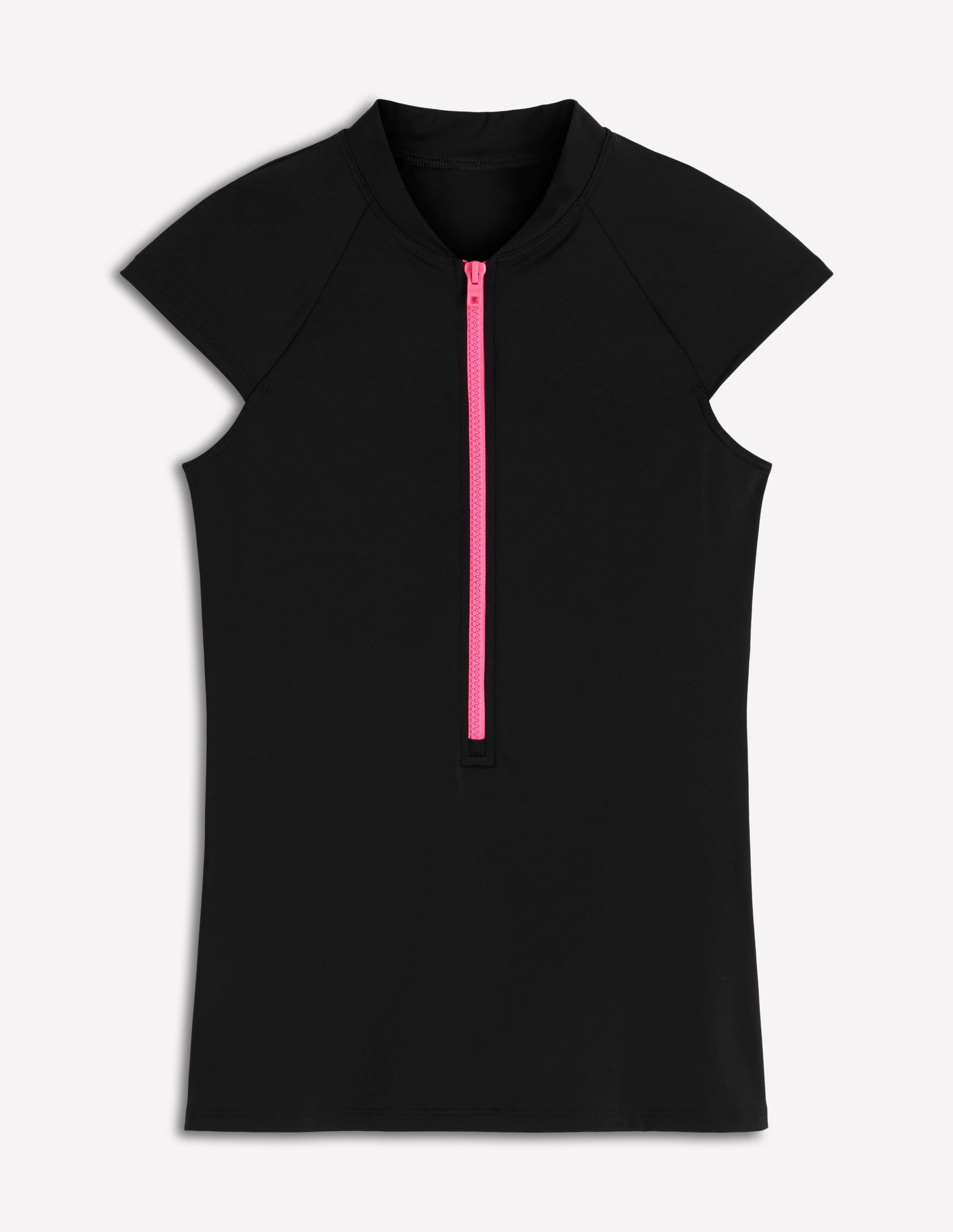 Badeshirt mit Flügelärmeln-Schwarz-6