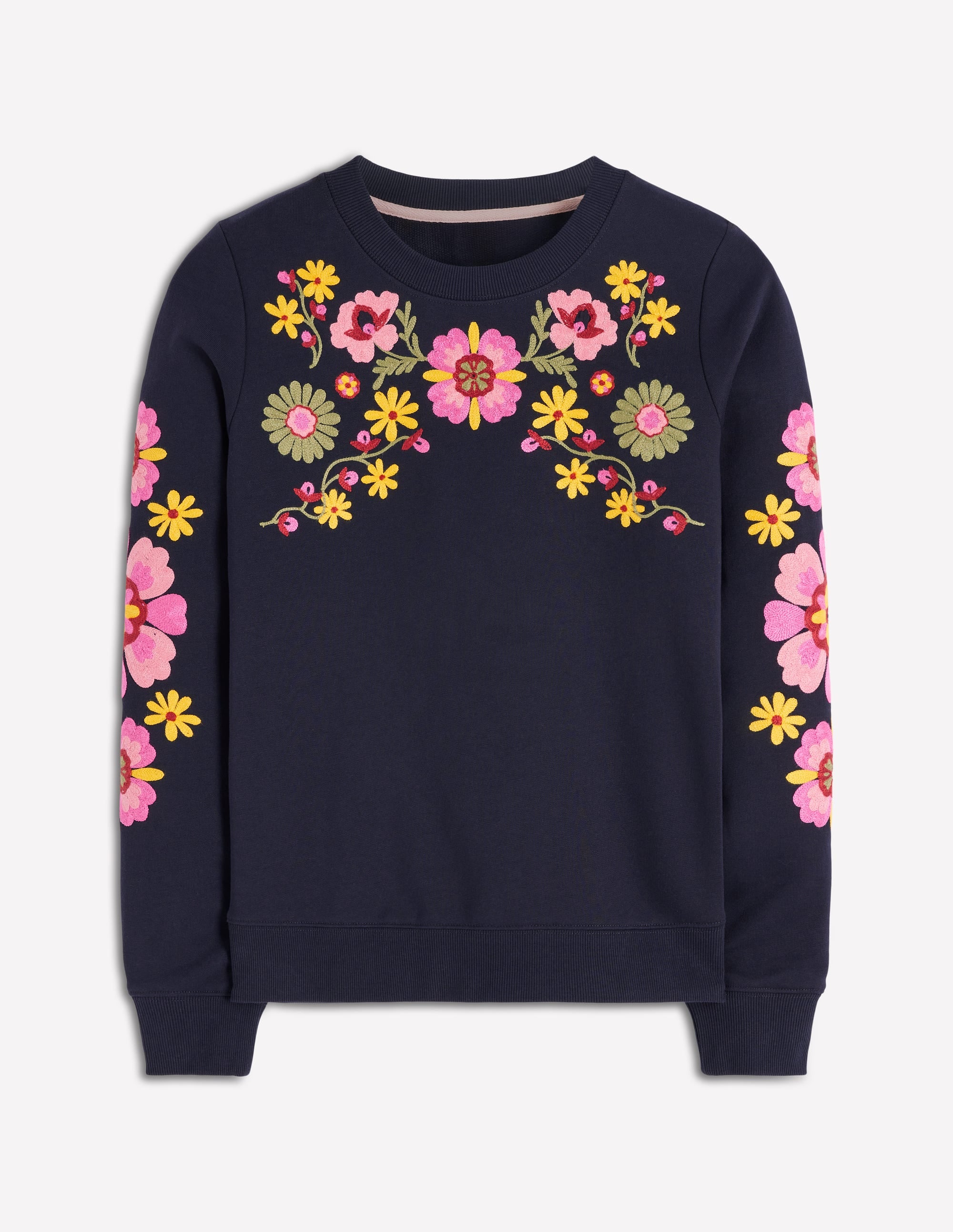 Sweat Hannah brodé-Broderie multi bleu marine - Image 5