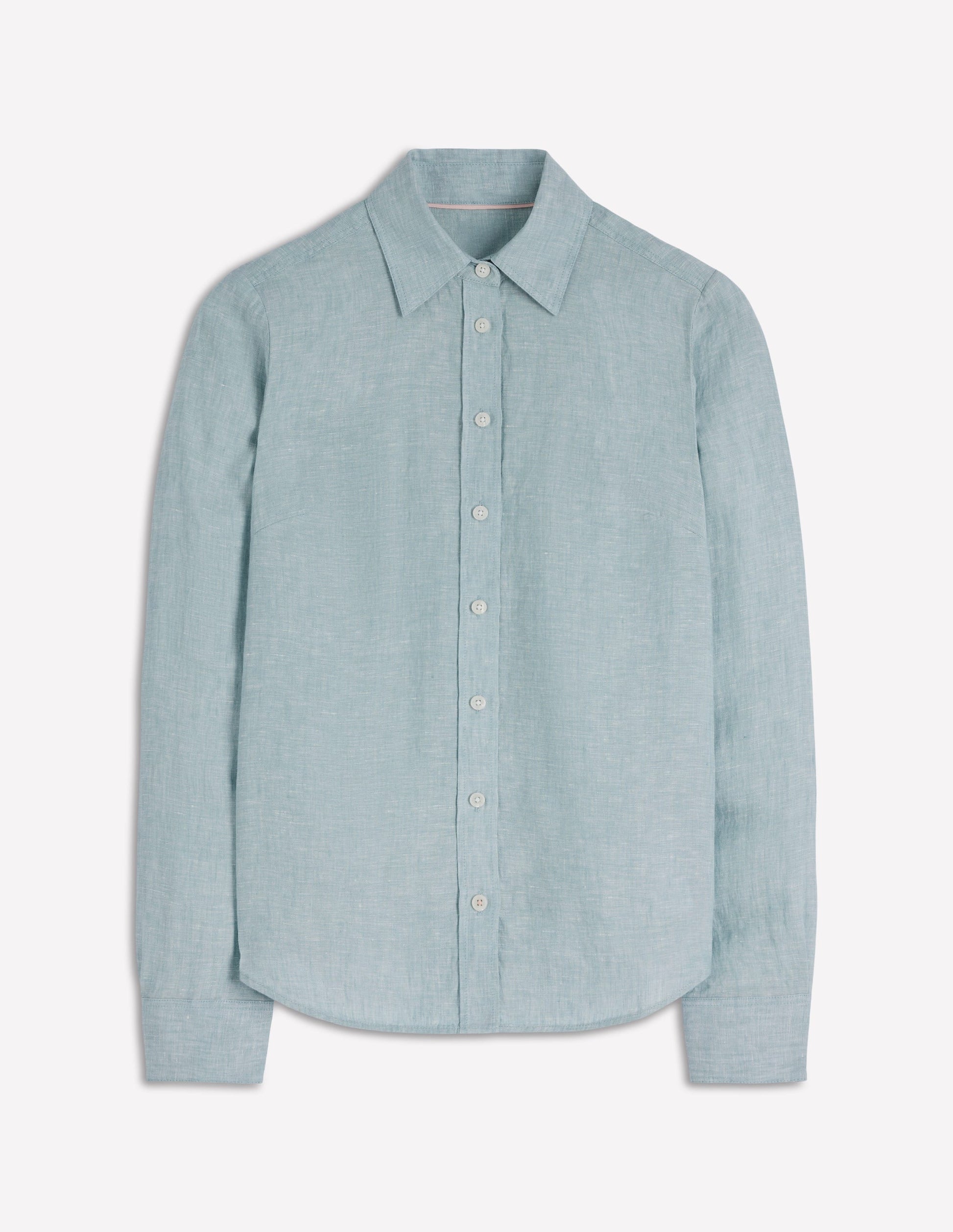 Sienna Leinenhemd-Turmalin Chambray-6
