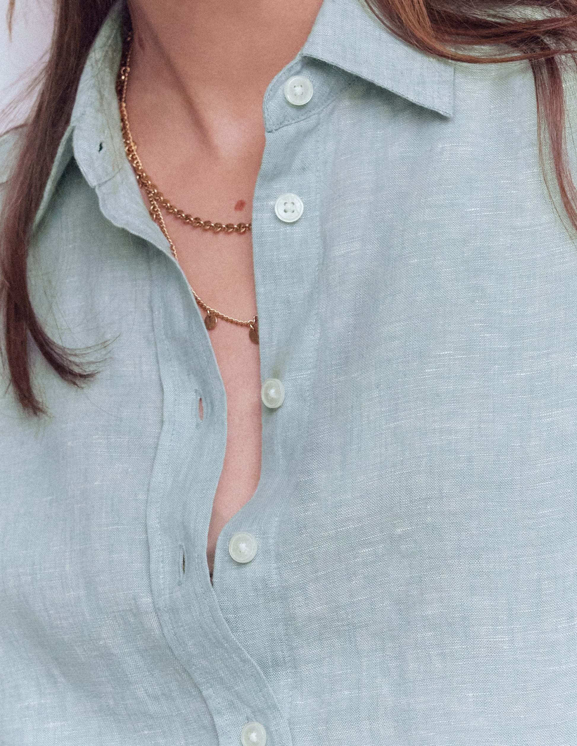 Sienna Leinenhemd-Turmalin Chambray-3