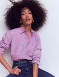 Chemise décontractée Sadie en coton-À Rayures Multicolores