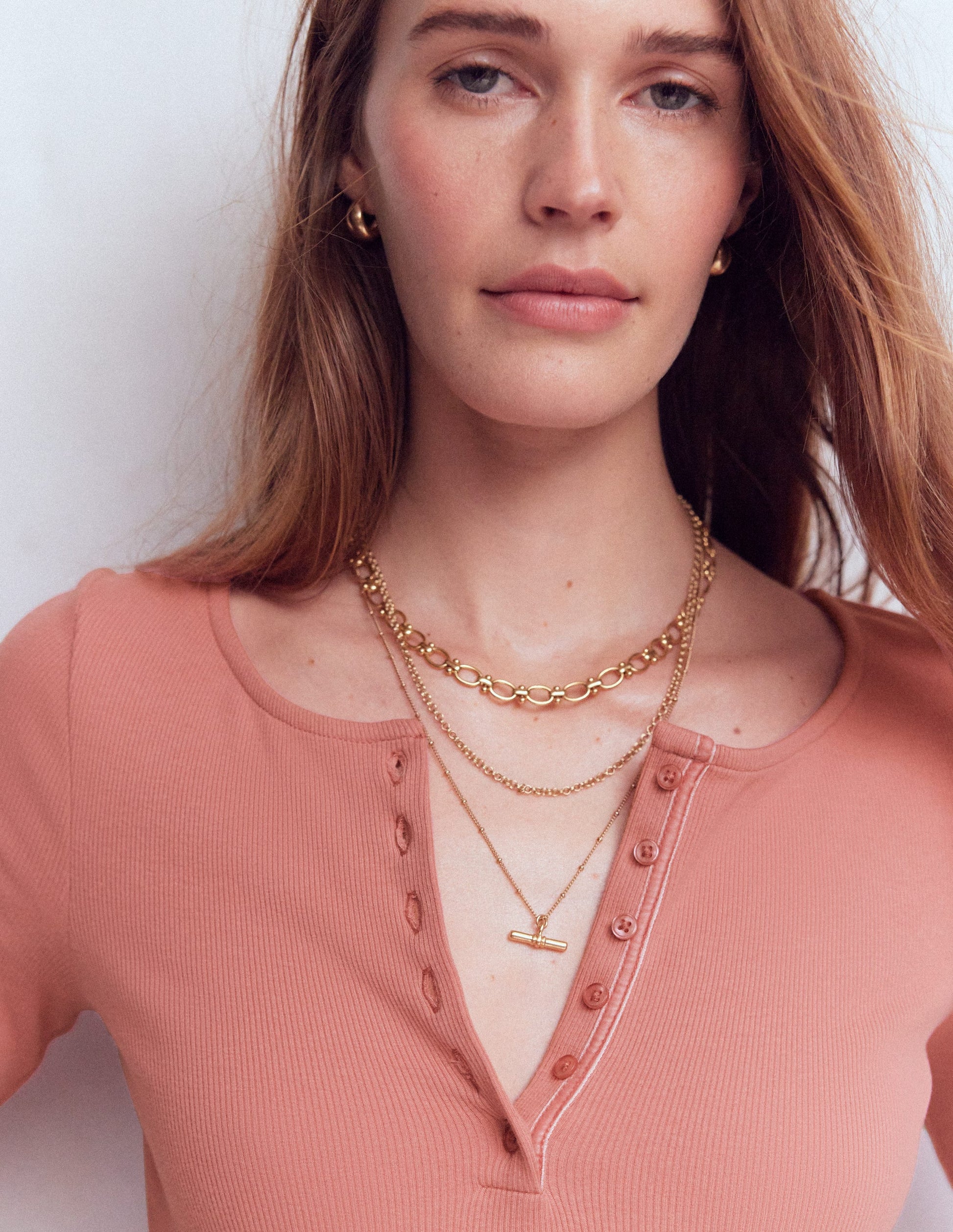 Top col tunisien côtelé-Rose vintage-2