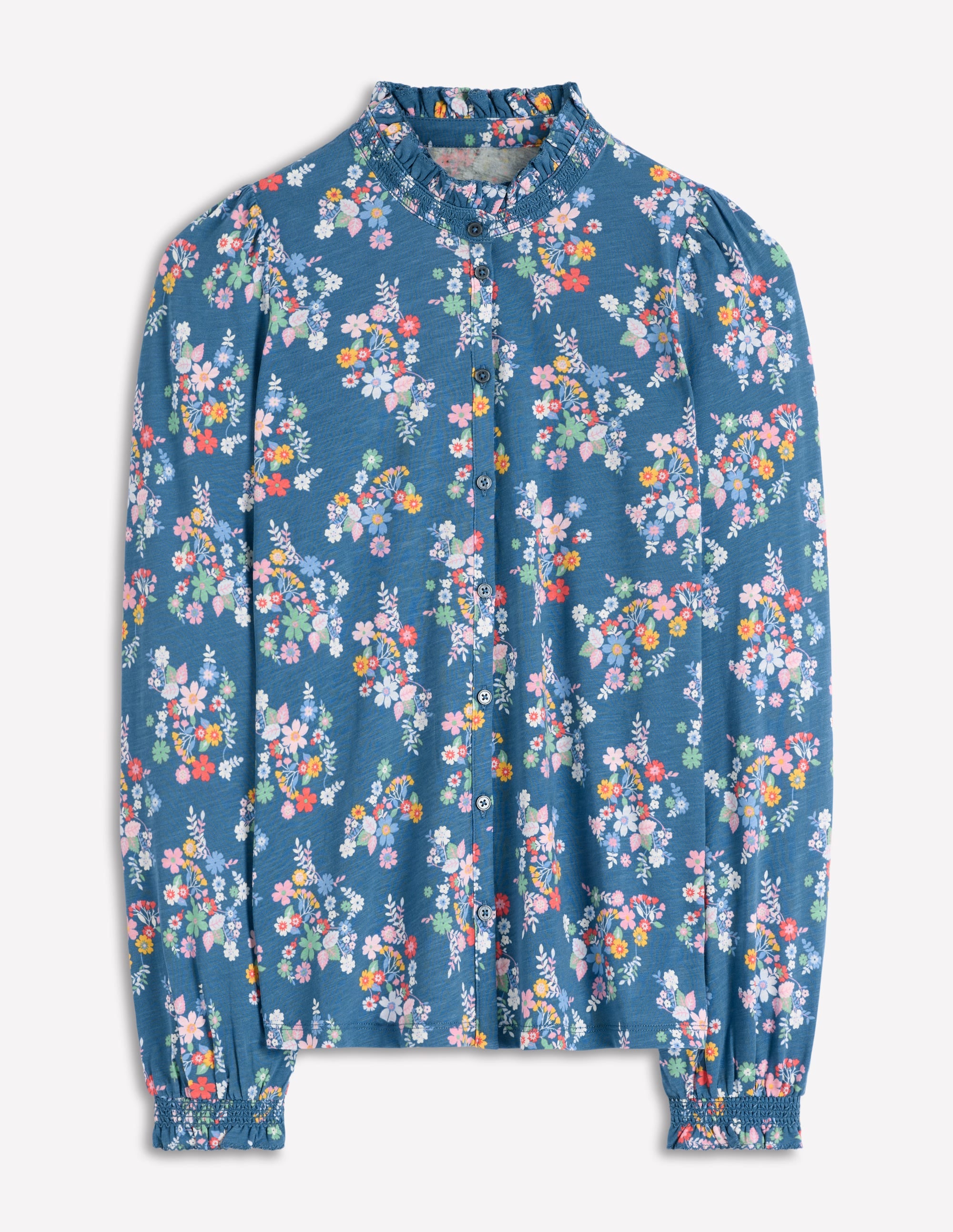 Chemise Effie à smocks-Motif Blossom Cluster - Image 5