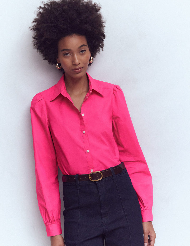 Cara Baumwollhemd-Farbenfrohes Stiefmütterchen