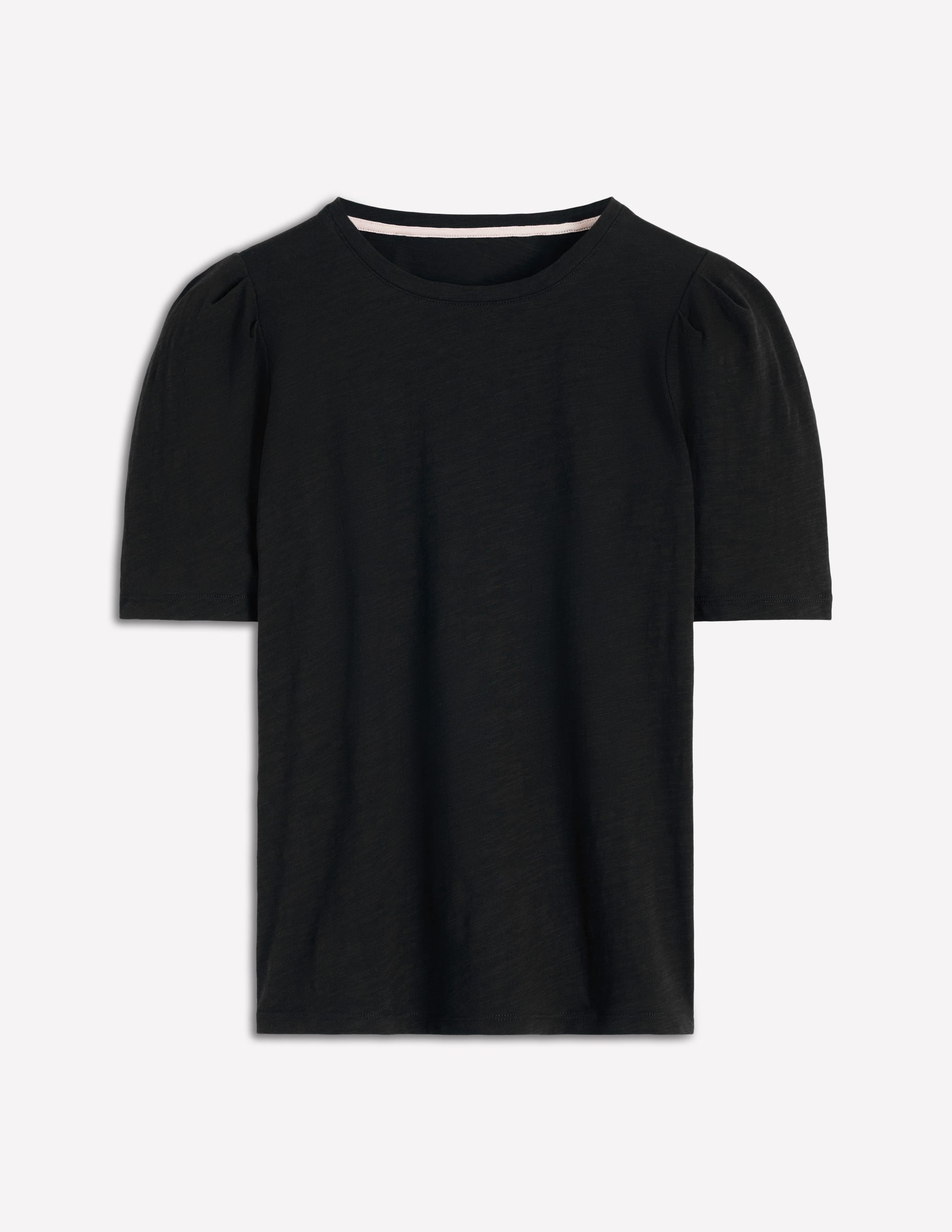 T-shirt Sophie à manches bouffantes-Noir - Image 5