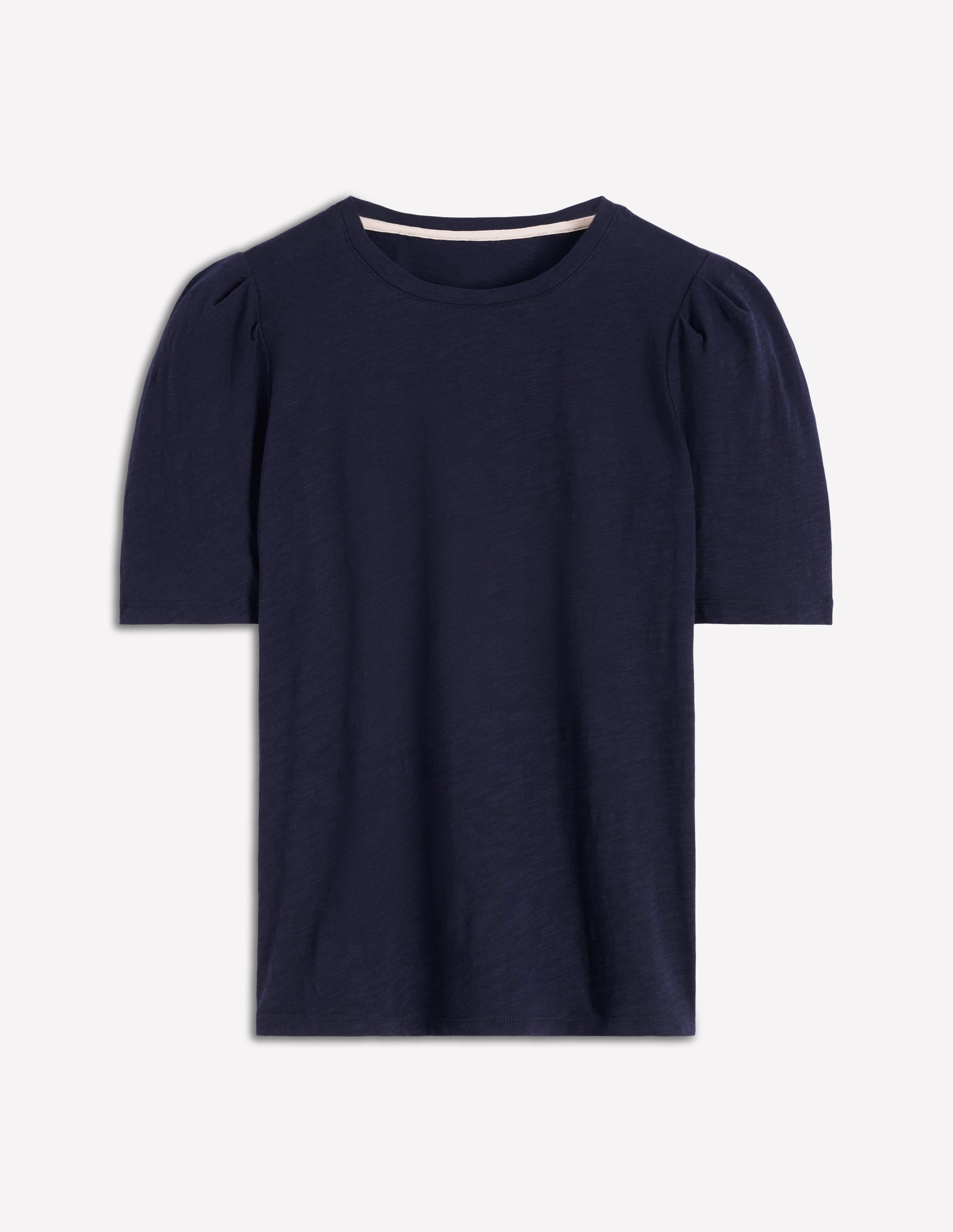 T-shirt Sophie à manches bouffantes-Bleu marine - Image 5