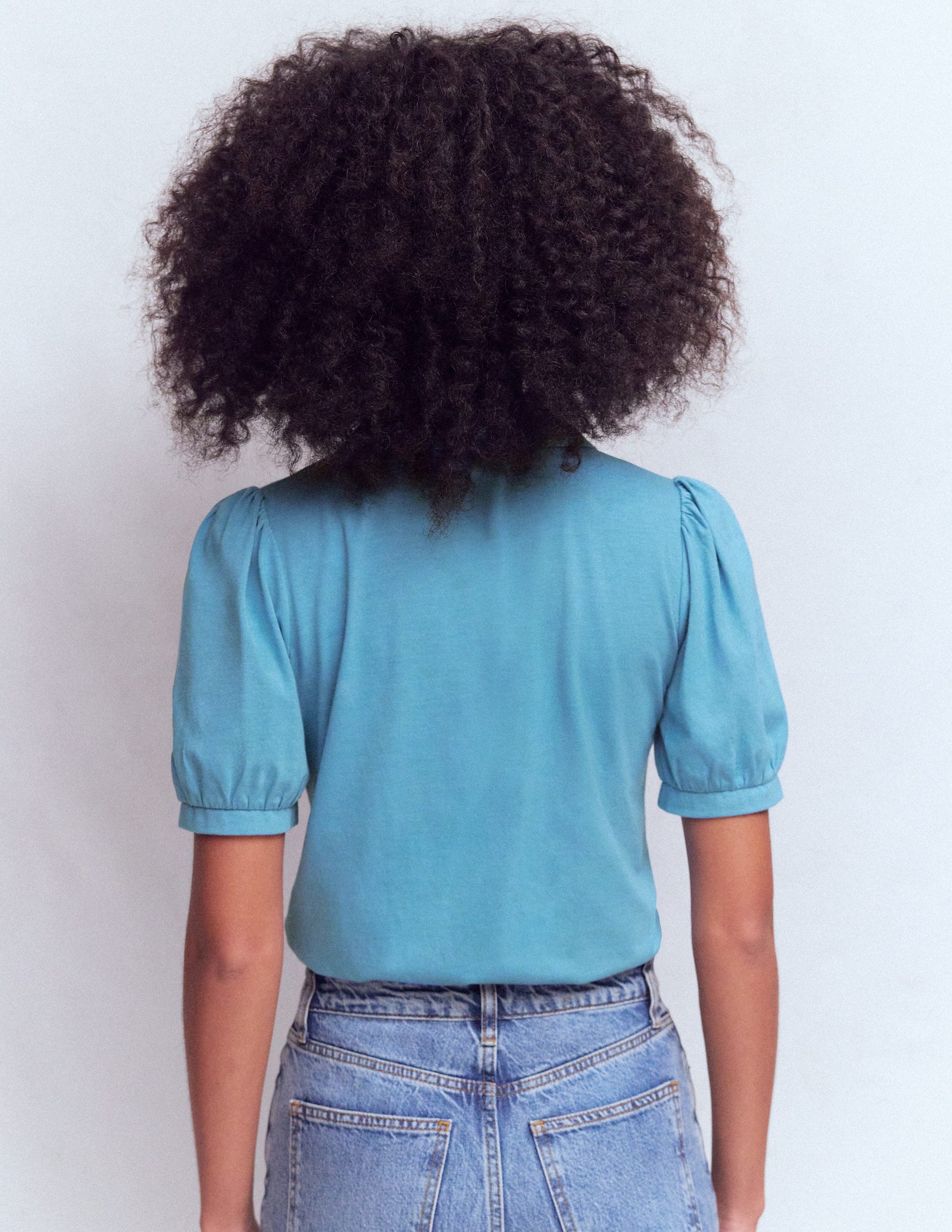 Kurzärmliges Oberteil mit Reißverschlusskragen-Silbersee-3