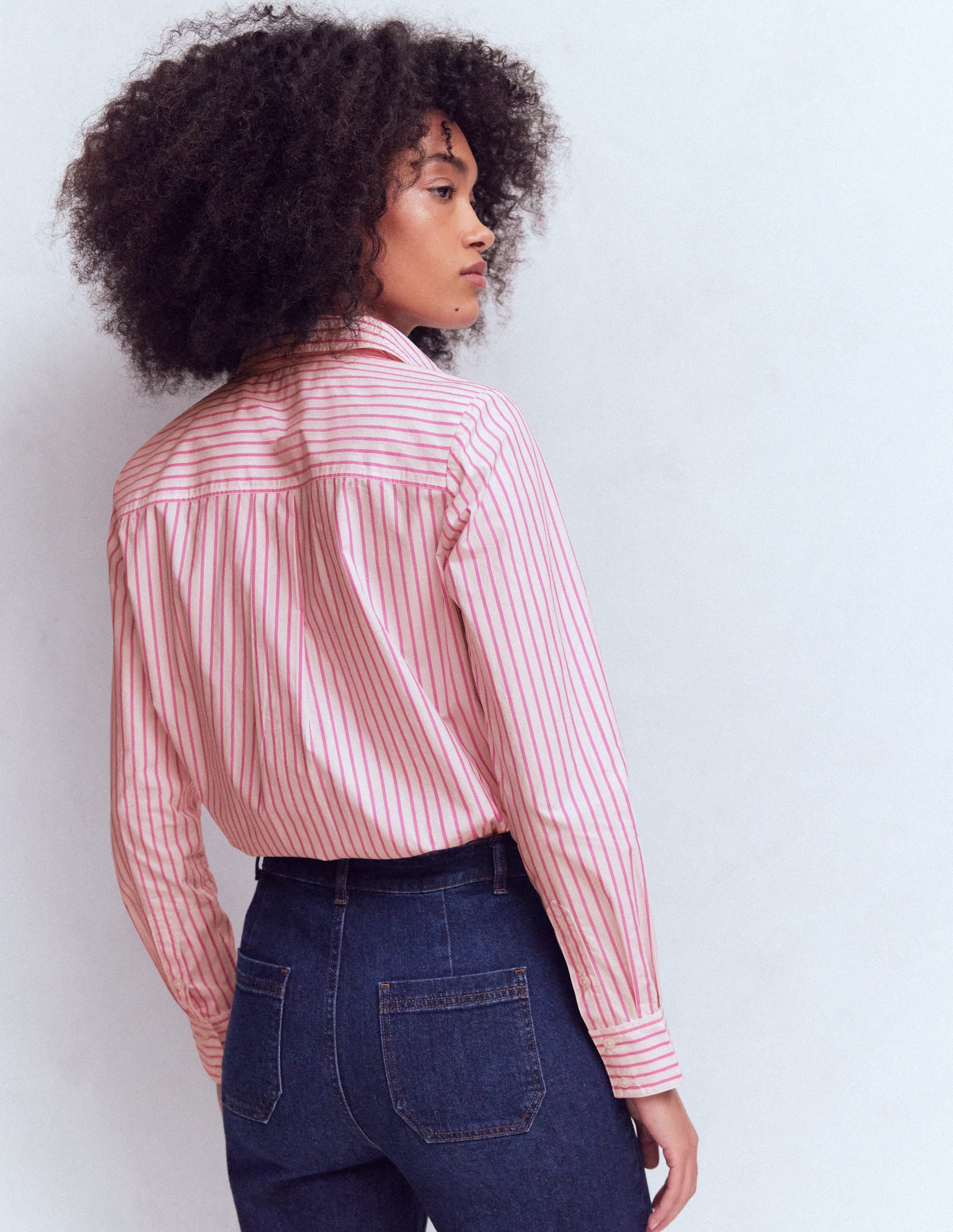Chemise Sienna à détails-Ivoire, rayé rose - Image 3