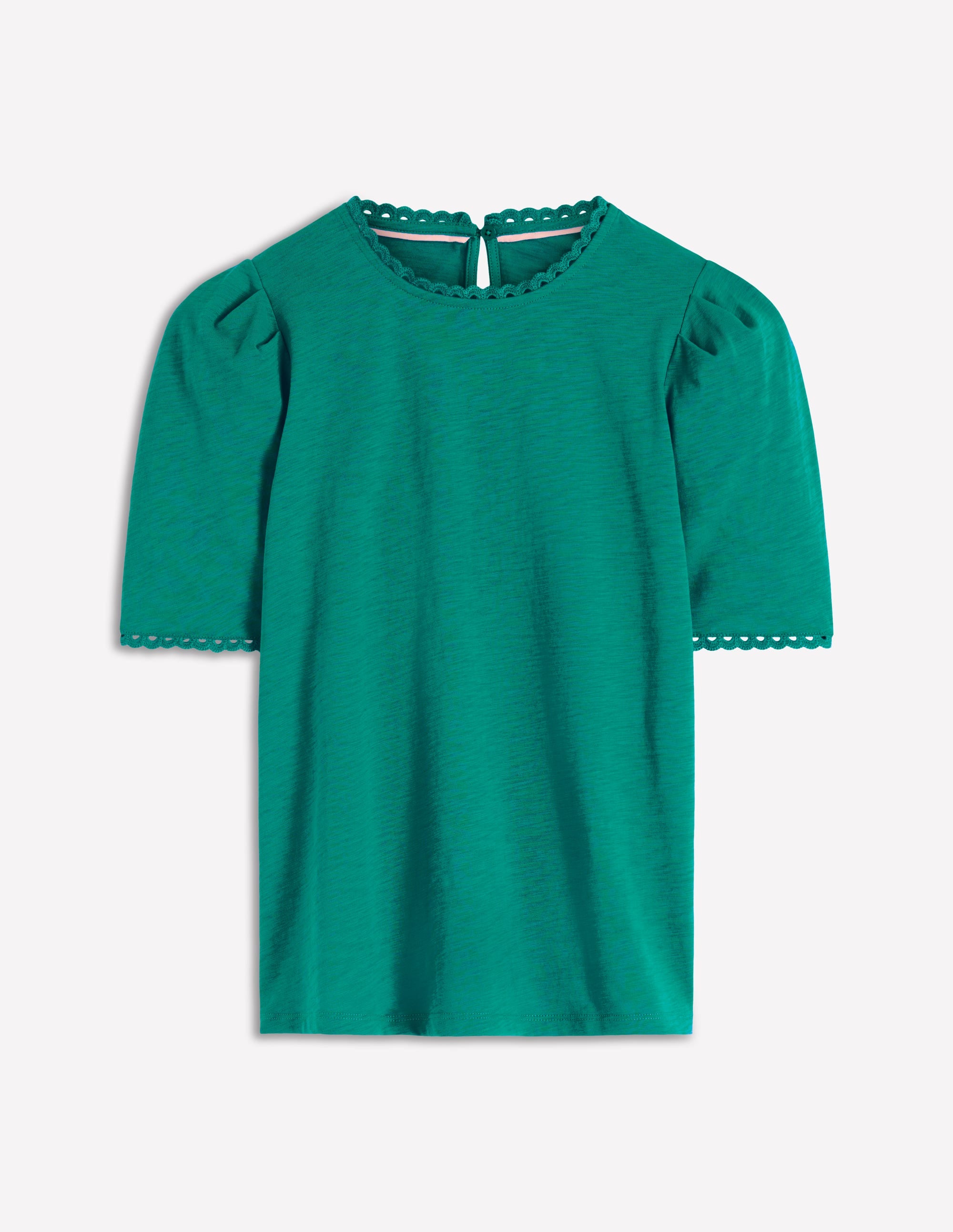 T-shirt Ali à bordures-Bleu sarcelle profond - Image 5