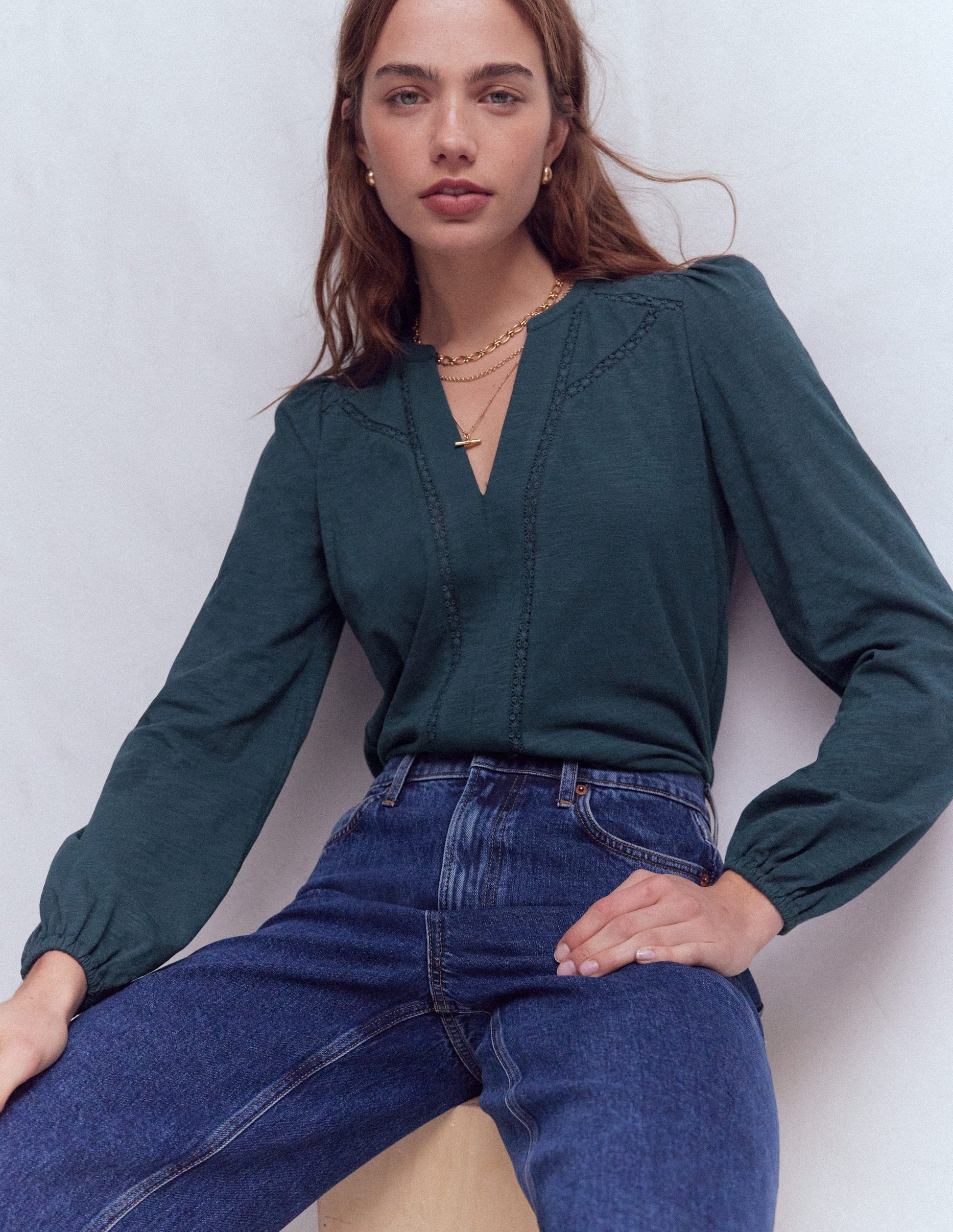 Poppy Langärmliges Oberteil-Mondscheinmeer-1