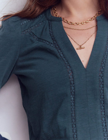 Poppy Langärmliges Oberteil-Mondscheinmeer-2