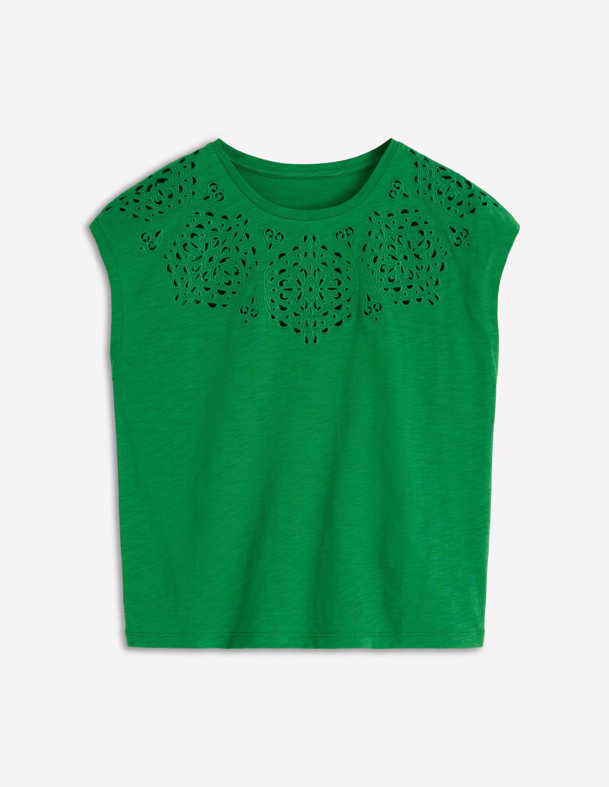T-shirt Willow à broderie anglaise-Vert frais - Image 5