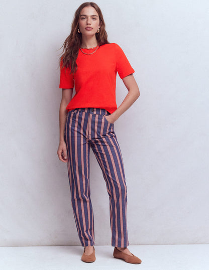 T-shirt en coton-ROUGE-4