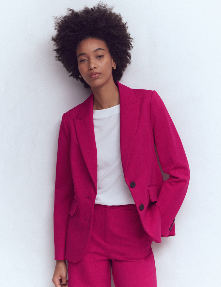 Marylebone Ponte-Blazer-Granatapfel