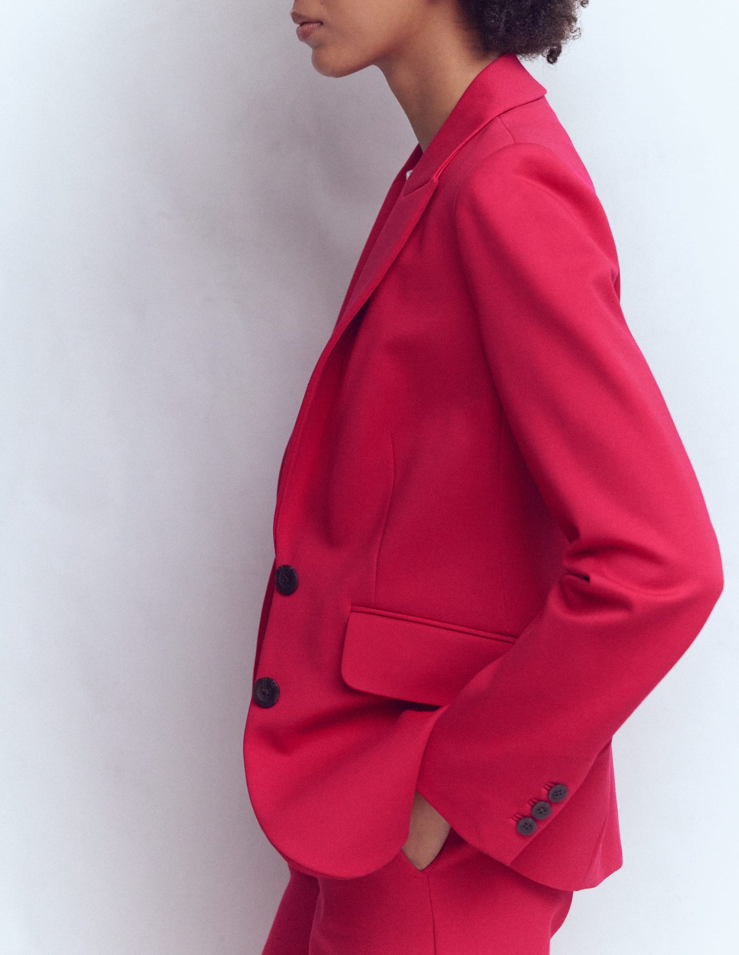 Marylebone Ponte-Blazer-Granatapfel