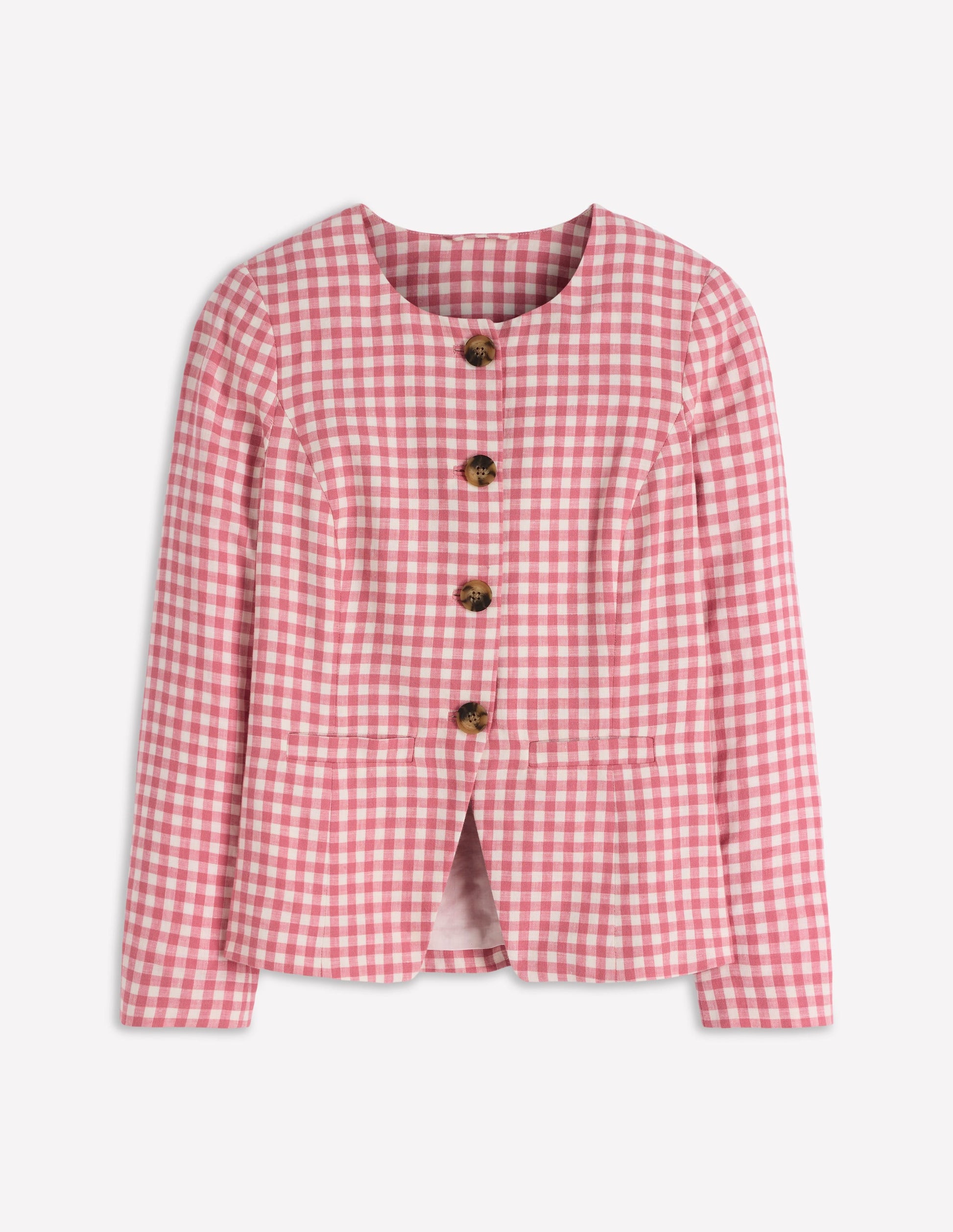Hampstead Blazer-Vintage Rose Gingham-7
