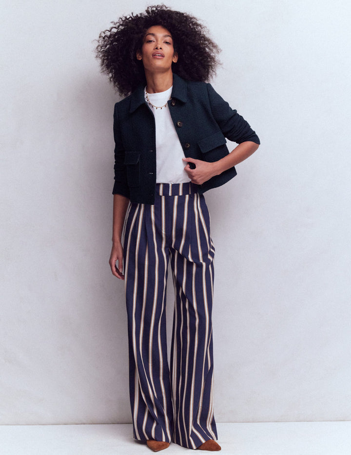 Lisburn Jacke mit aufgesetzter Tasche-Marineblau