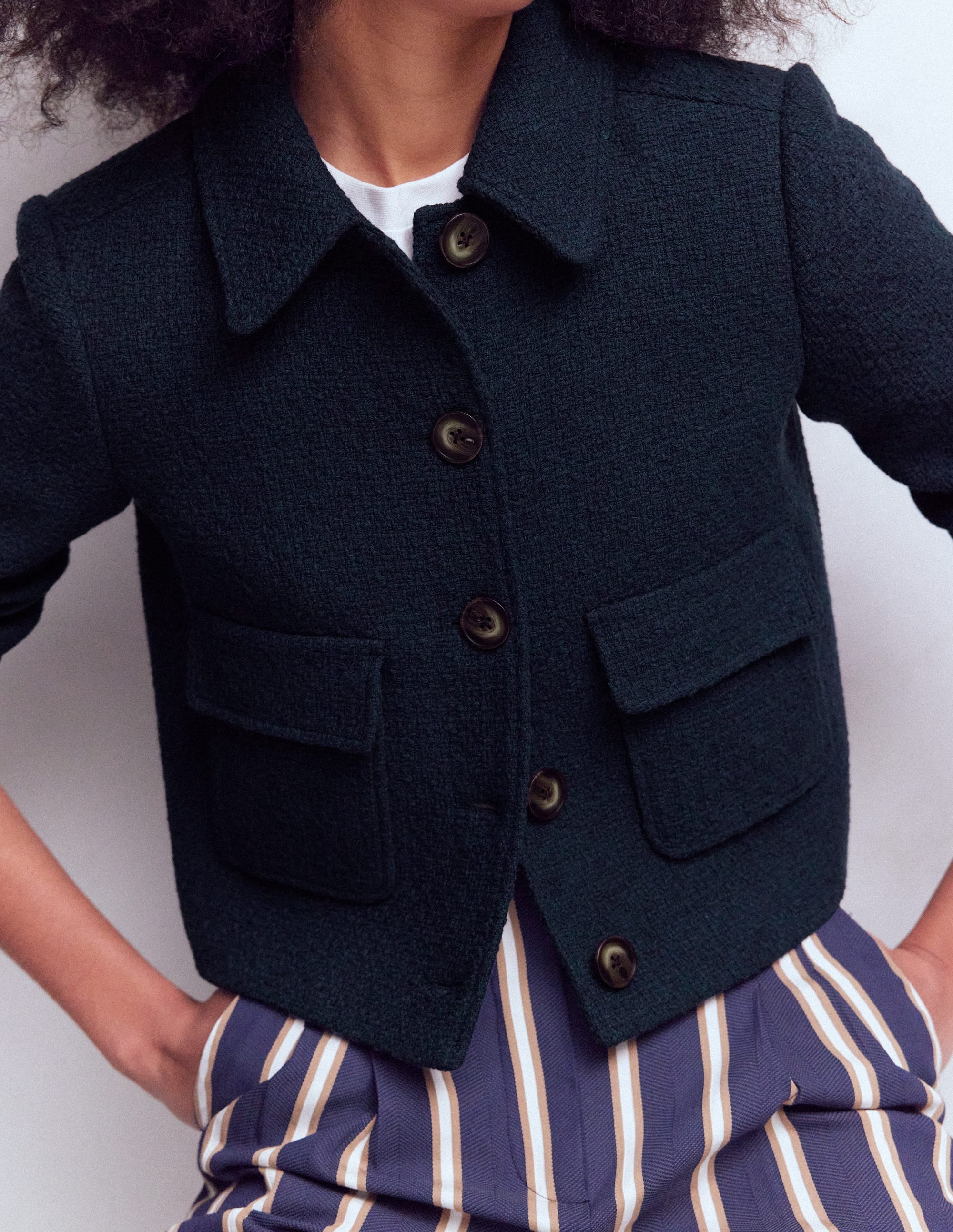 Lisburn Jacke mit aufgesetzter Tasche-Marineblau - Image 2