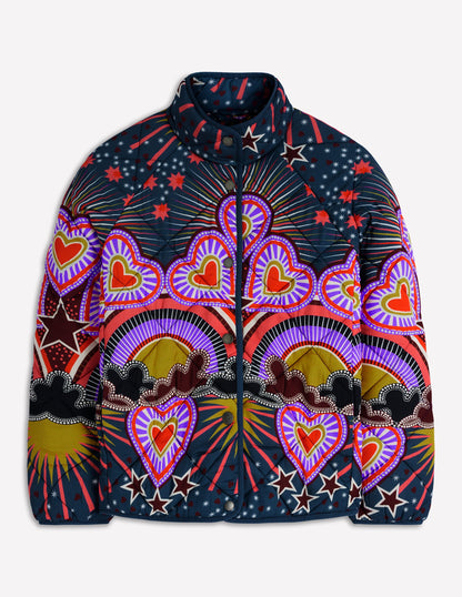 Veste matelassée imprimée-Multi, motif original-5
