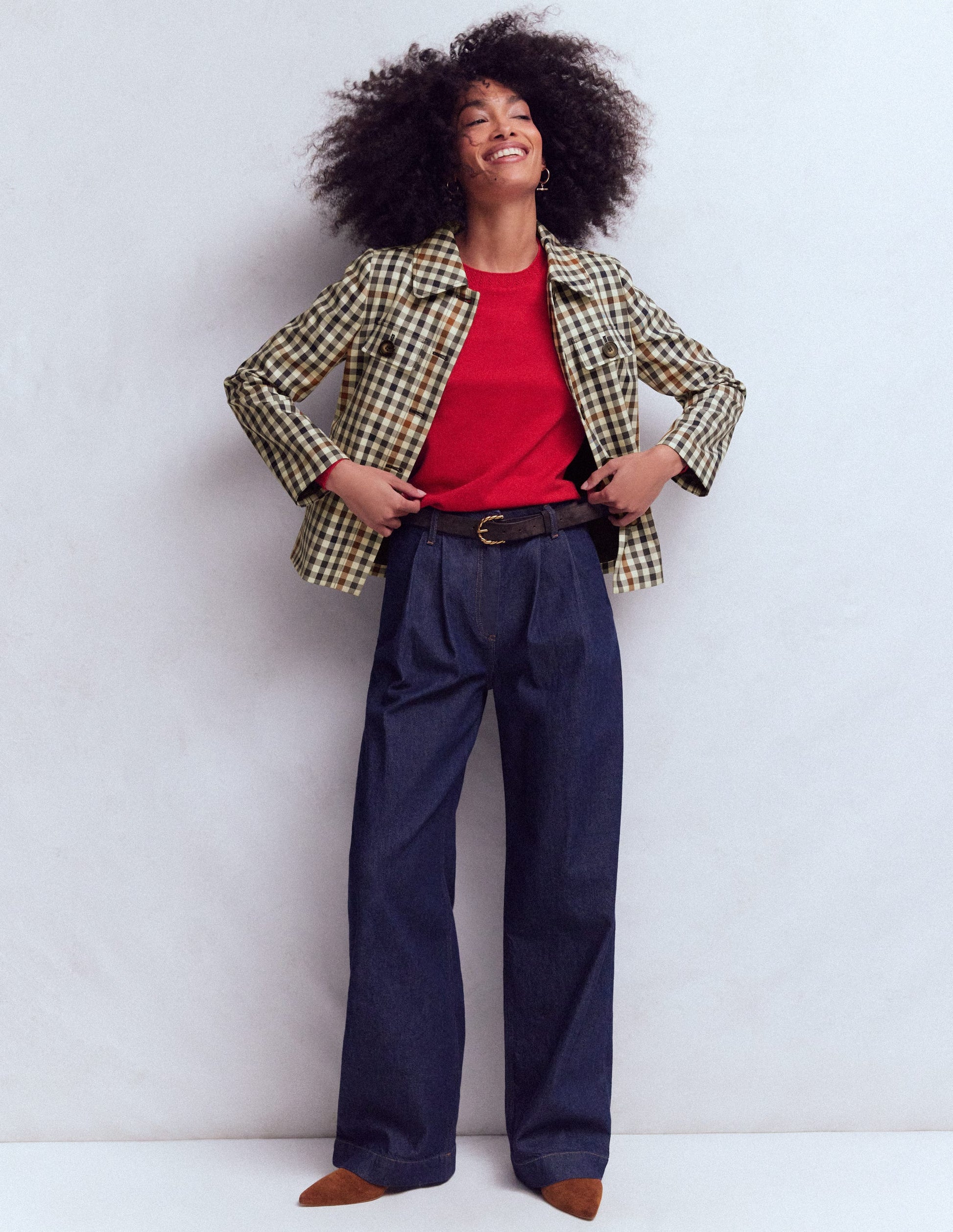 Imperméable Gloucester-Vichy multi gris, marron-5