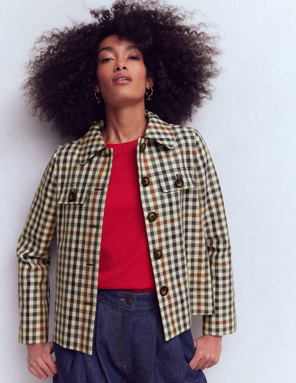 Imperméable Gloucester-Vichy multi gris, marron-6