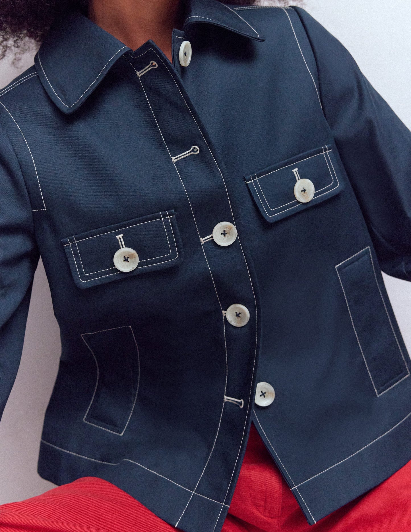 Gloucester Trenchcoat-Marineblau