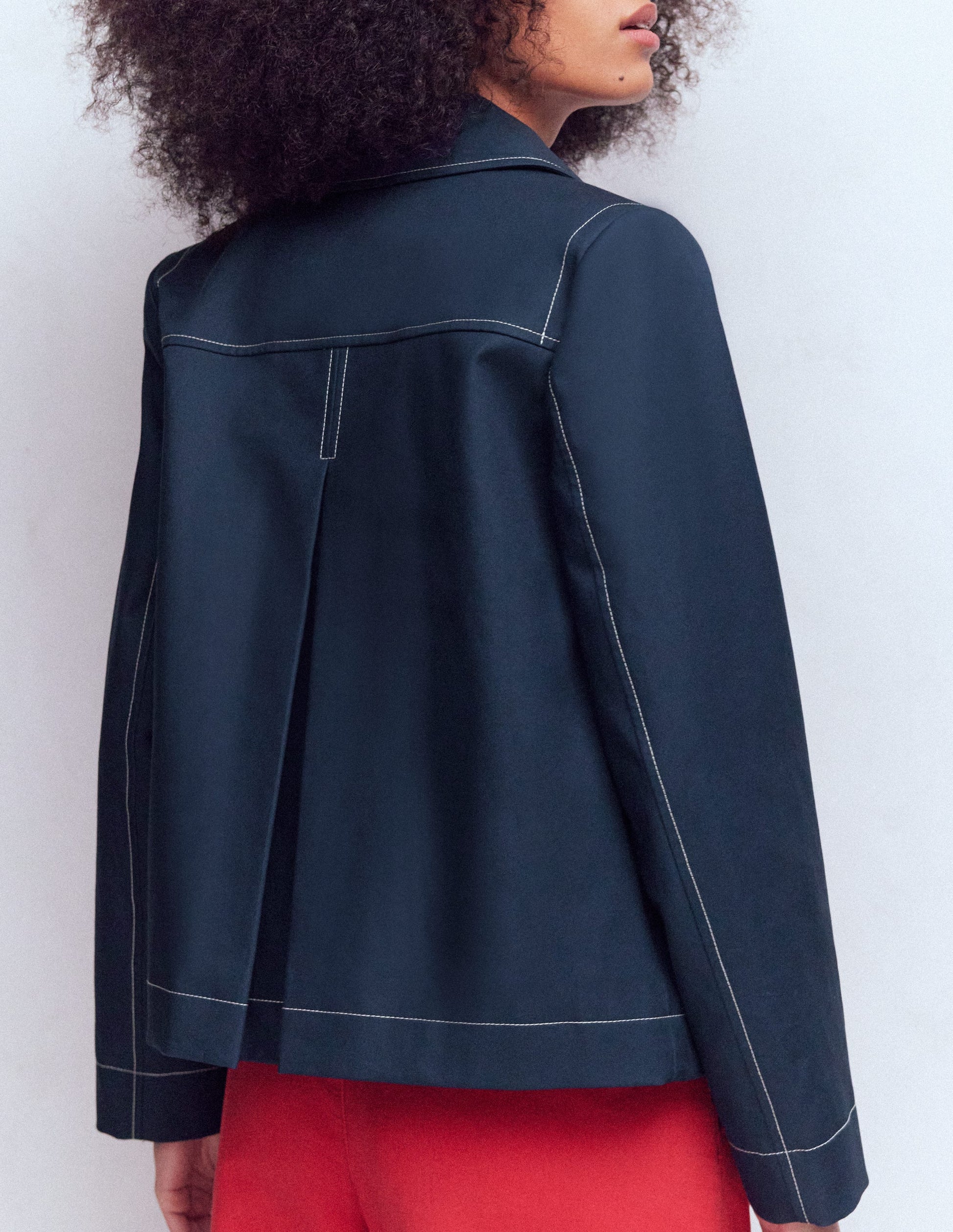 Gloucester Trenchcoat-Marineblau-3