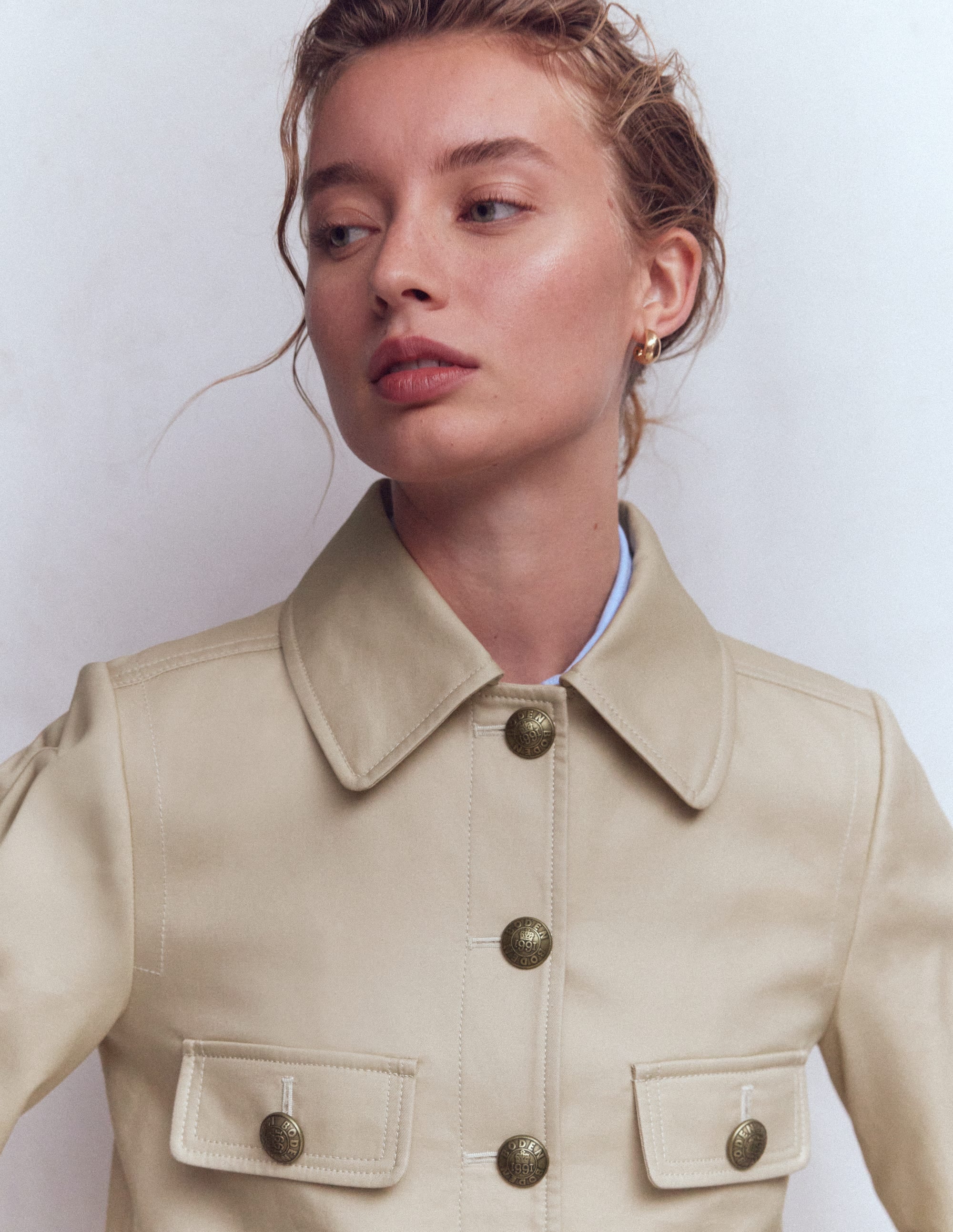 Gloucester Trenchcoat-Cappuccino - Image 2