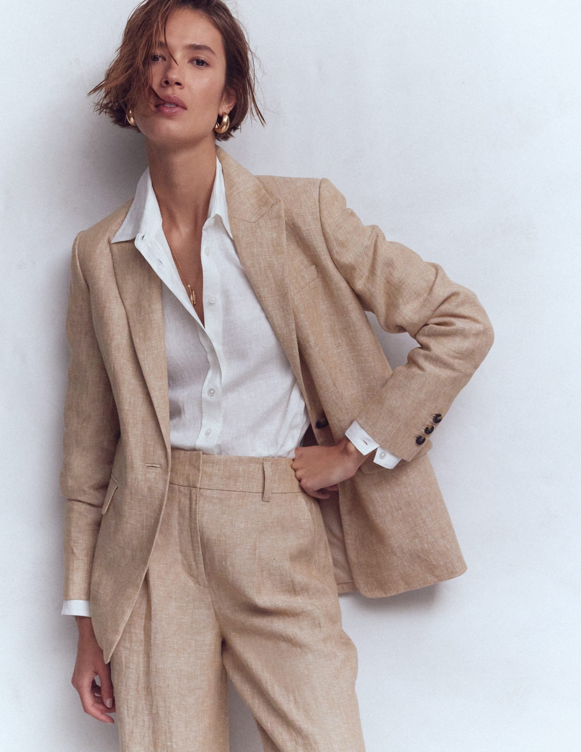 Woodbridge Leinenblazer-Amphore, Chambray - Image 1