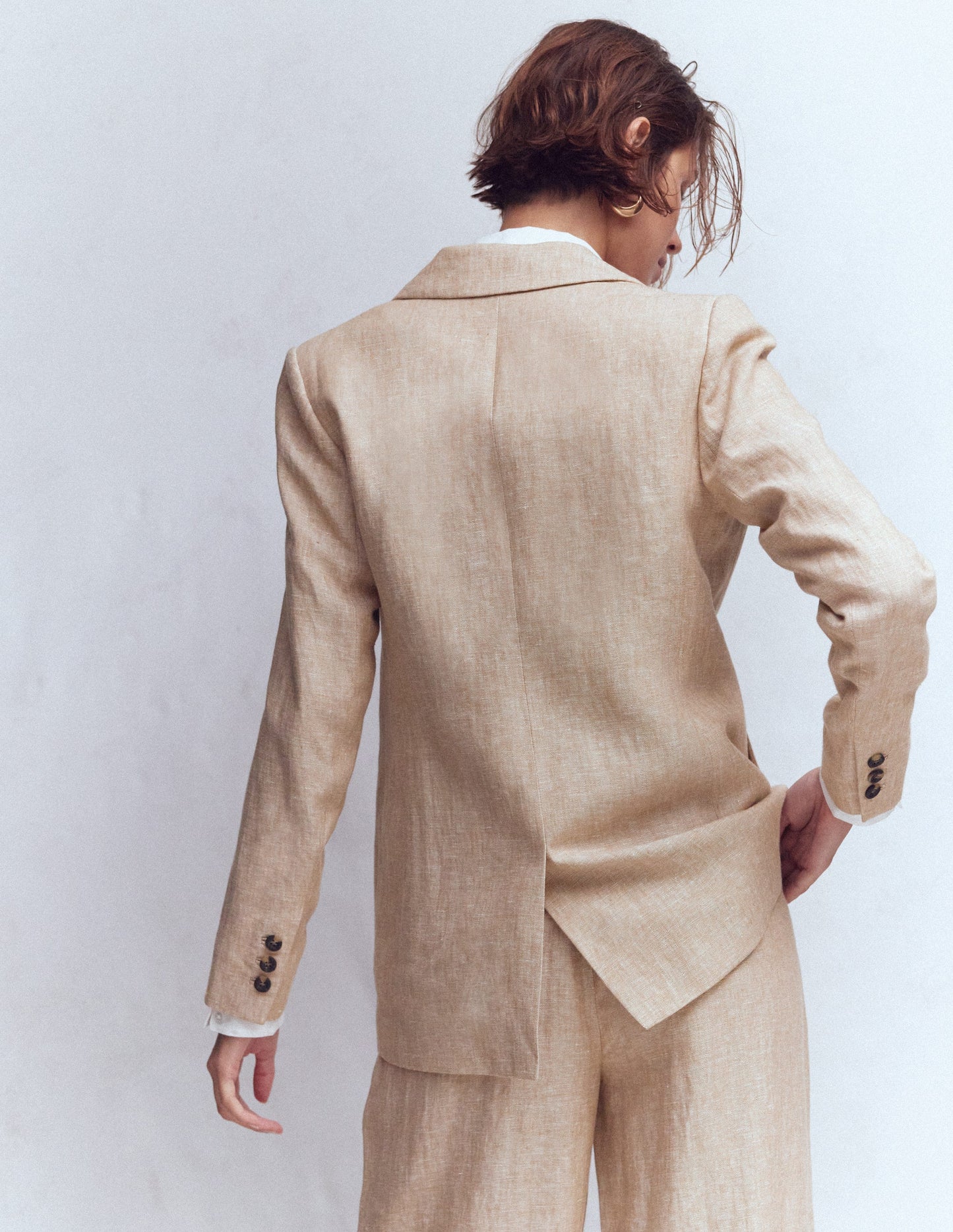 Woodbridge Leinenblazer-Amphore, Chambray