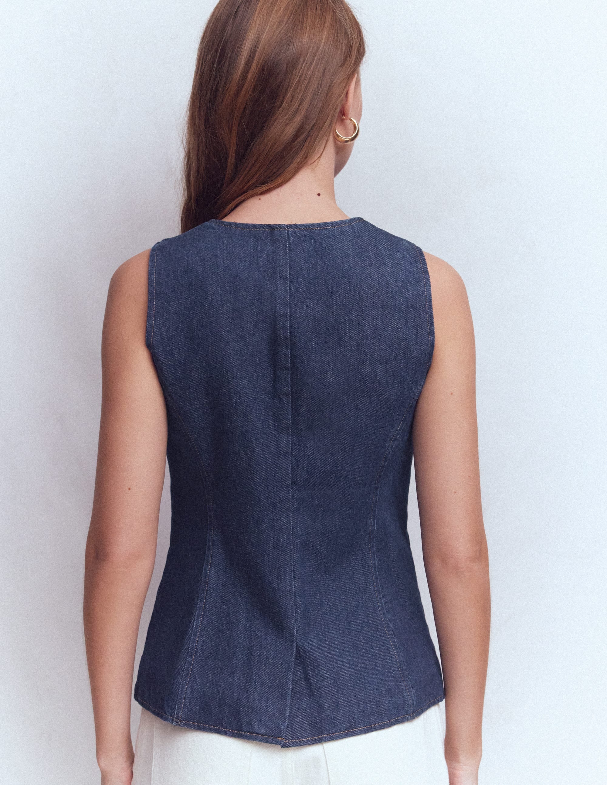 Jeansweste-Indigoblau, Denim - Image 3