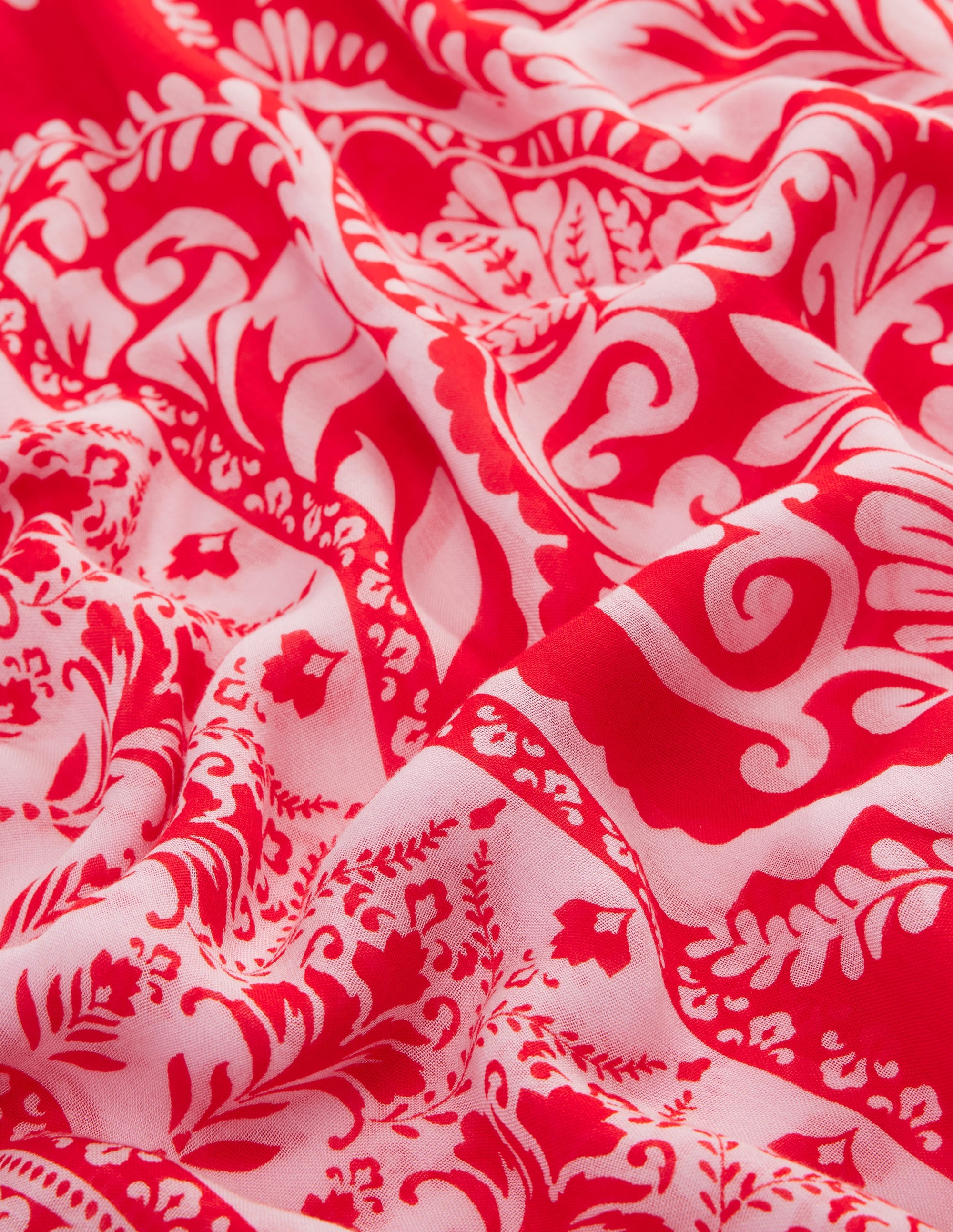 Sarong-Schal mit Muster-Mohnblumenrot, Ziergarten - Image 3