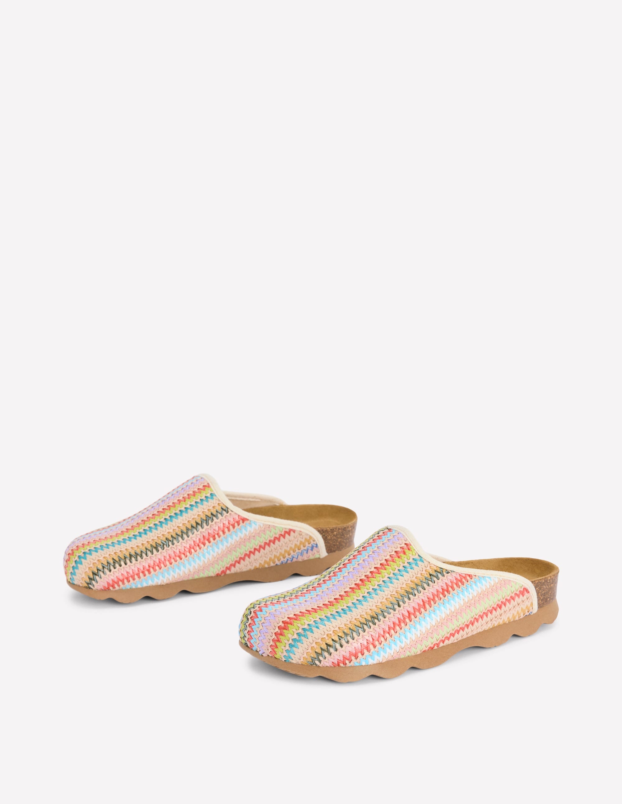 Sabots colourblock Lyla-Tissage multicolore - Image 3