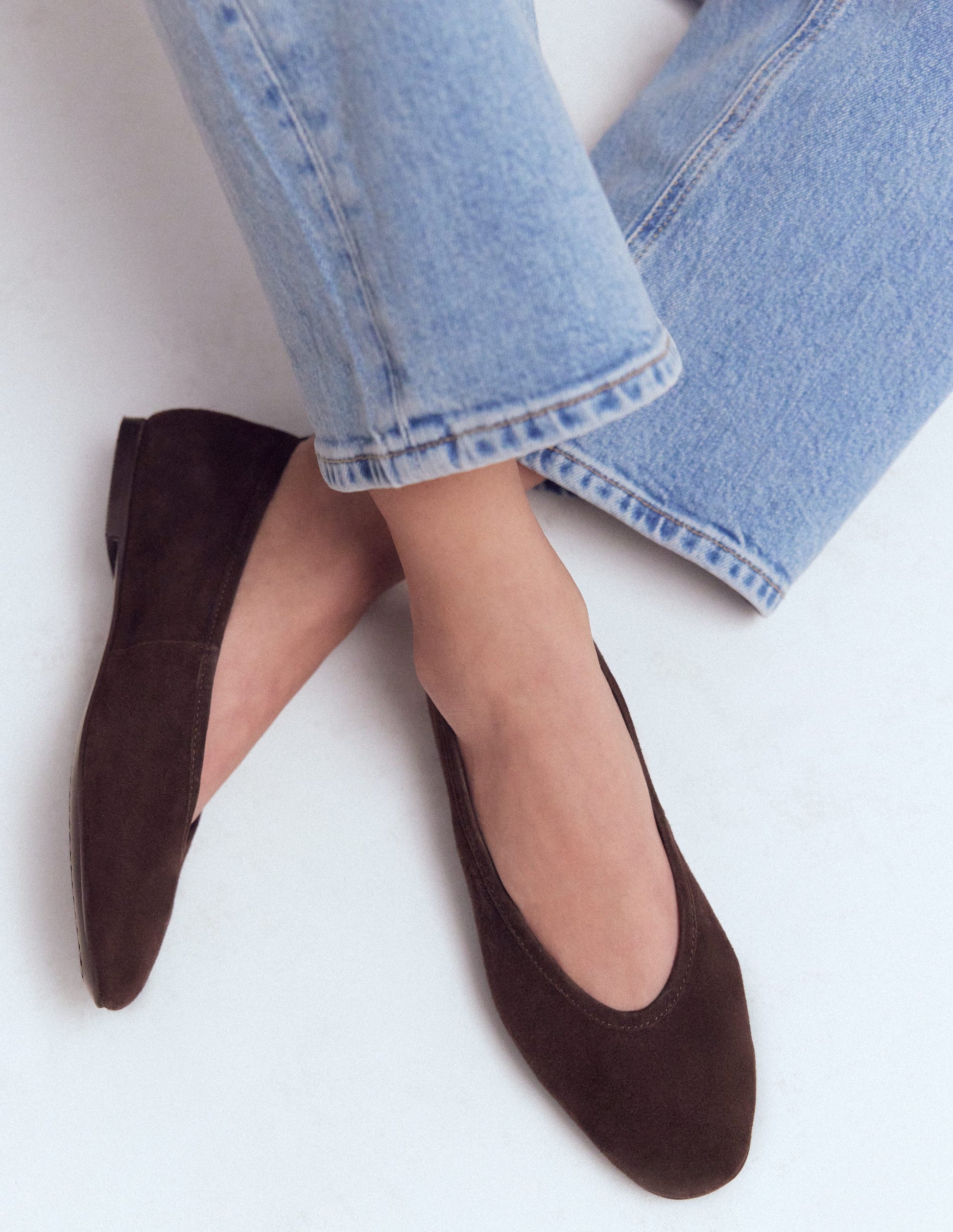 Hoch geschnittene Ballerinas-Bitterschokolade-3