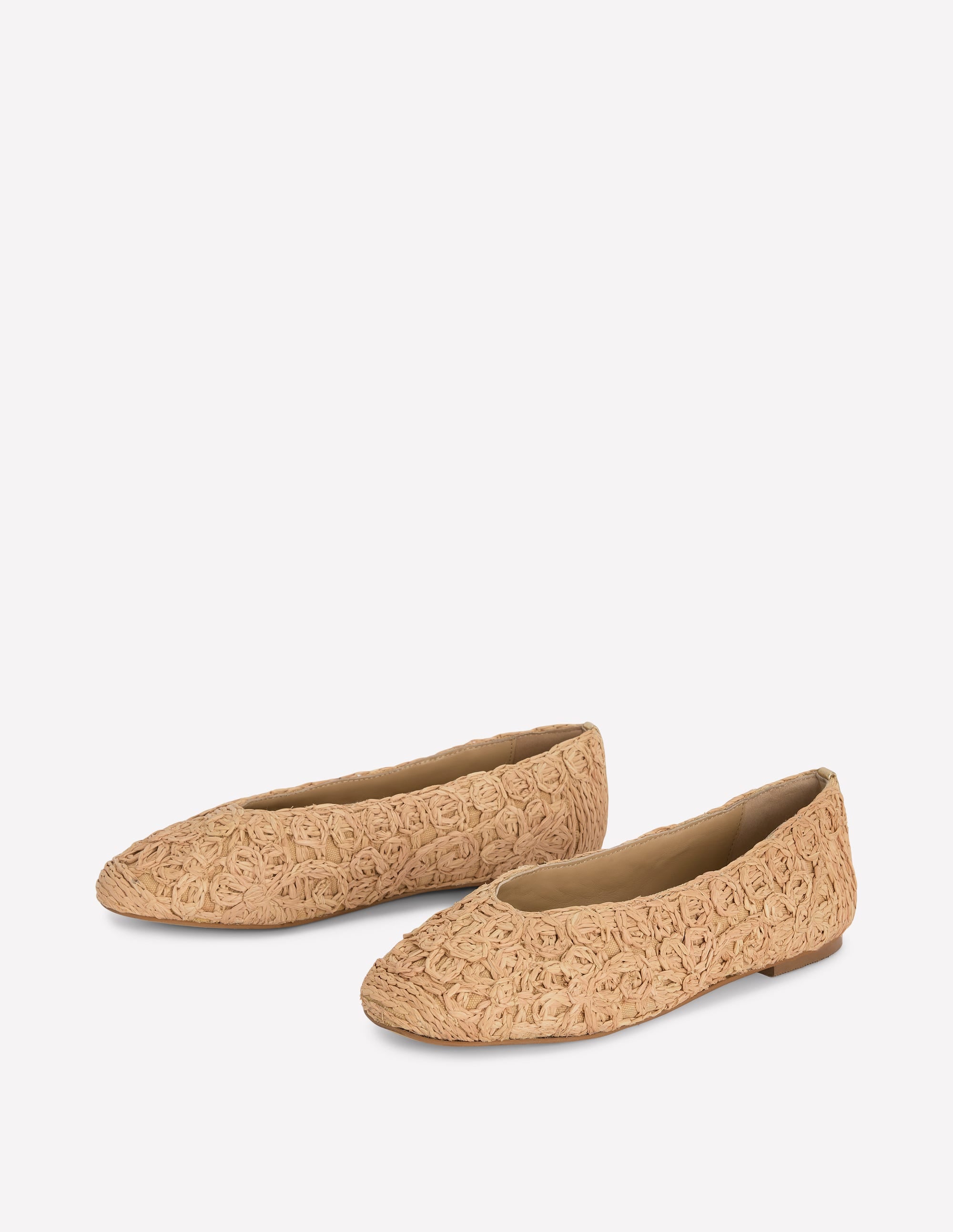 Hoch geschnittene Ballerinas-Bast Blüten - Image 4