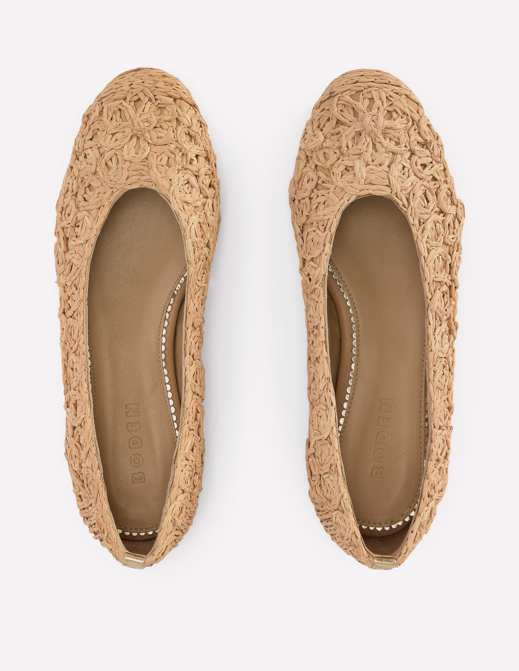 Hoch geschnittene Ballerinas-Bast Blüten - Image 6