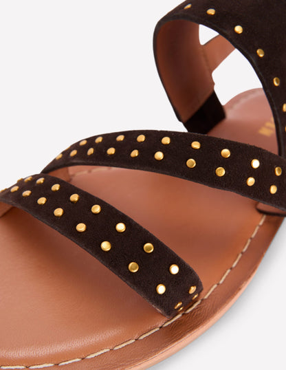 Asymmetrische Sandalen-Bitterschokolade-4