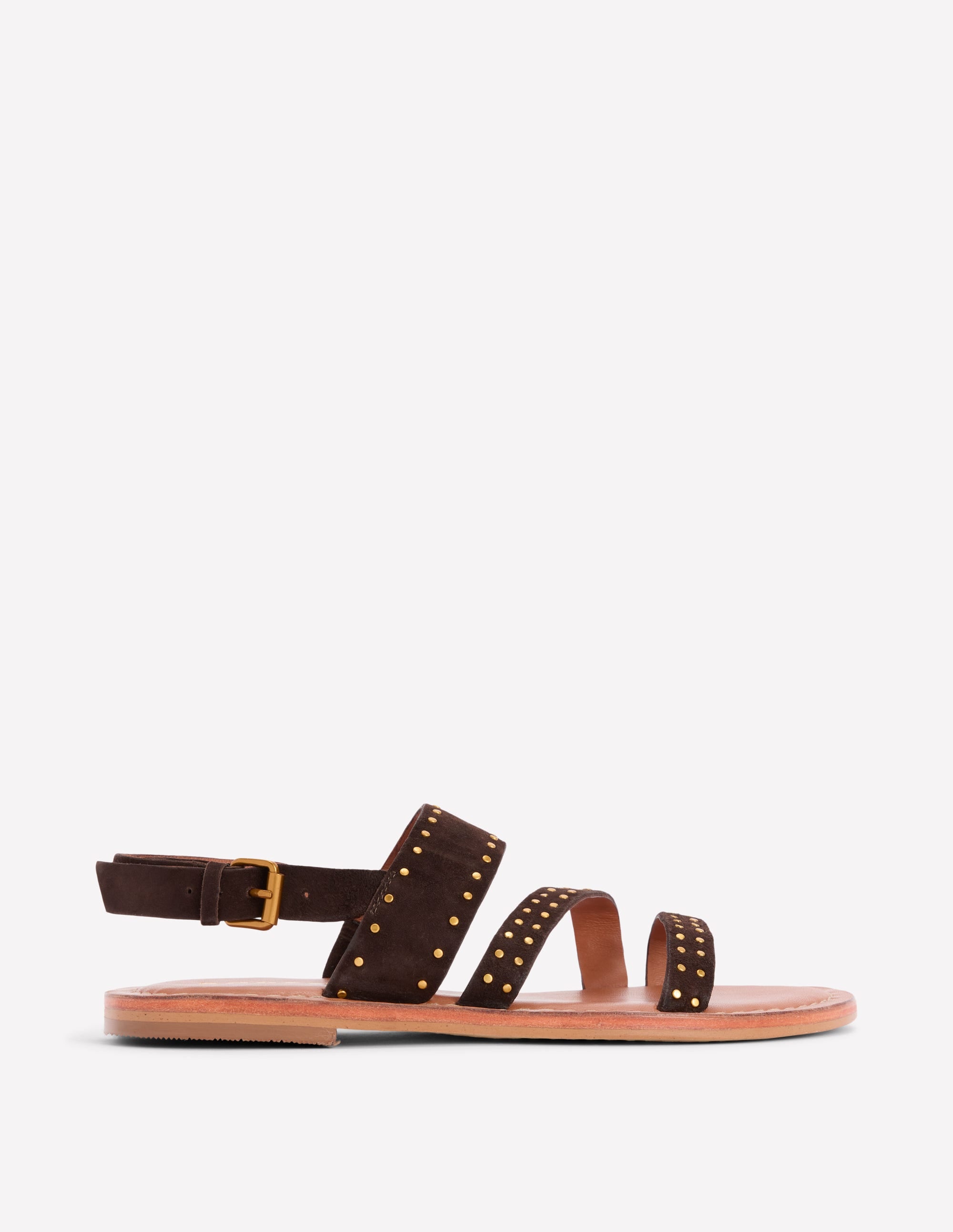 Asymmetric Sandal-Bitter Chocolate - Image 1