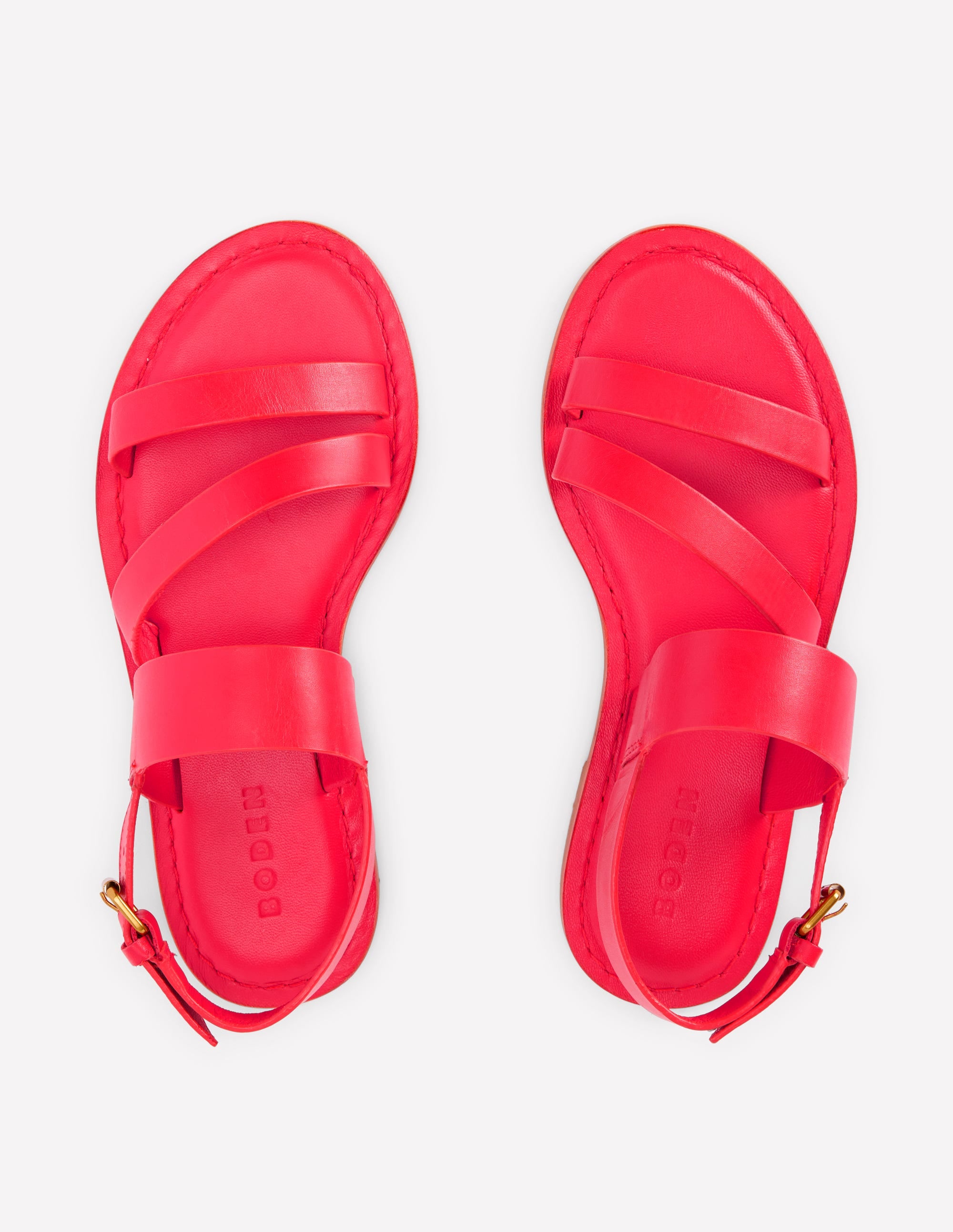 Sandales asymétriques-ROUGE - Image 5